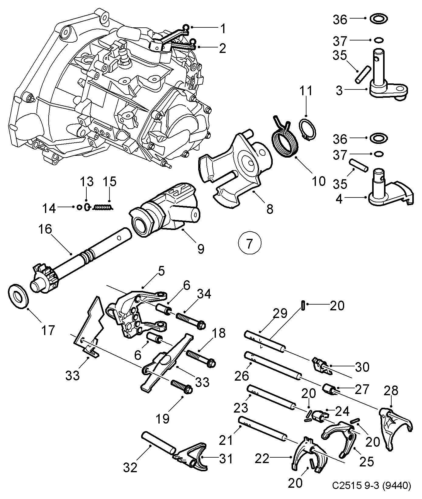 Lancia 55353237 - Starteris ps1.lv