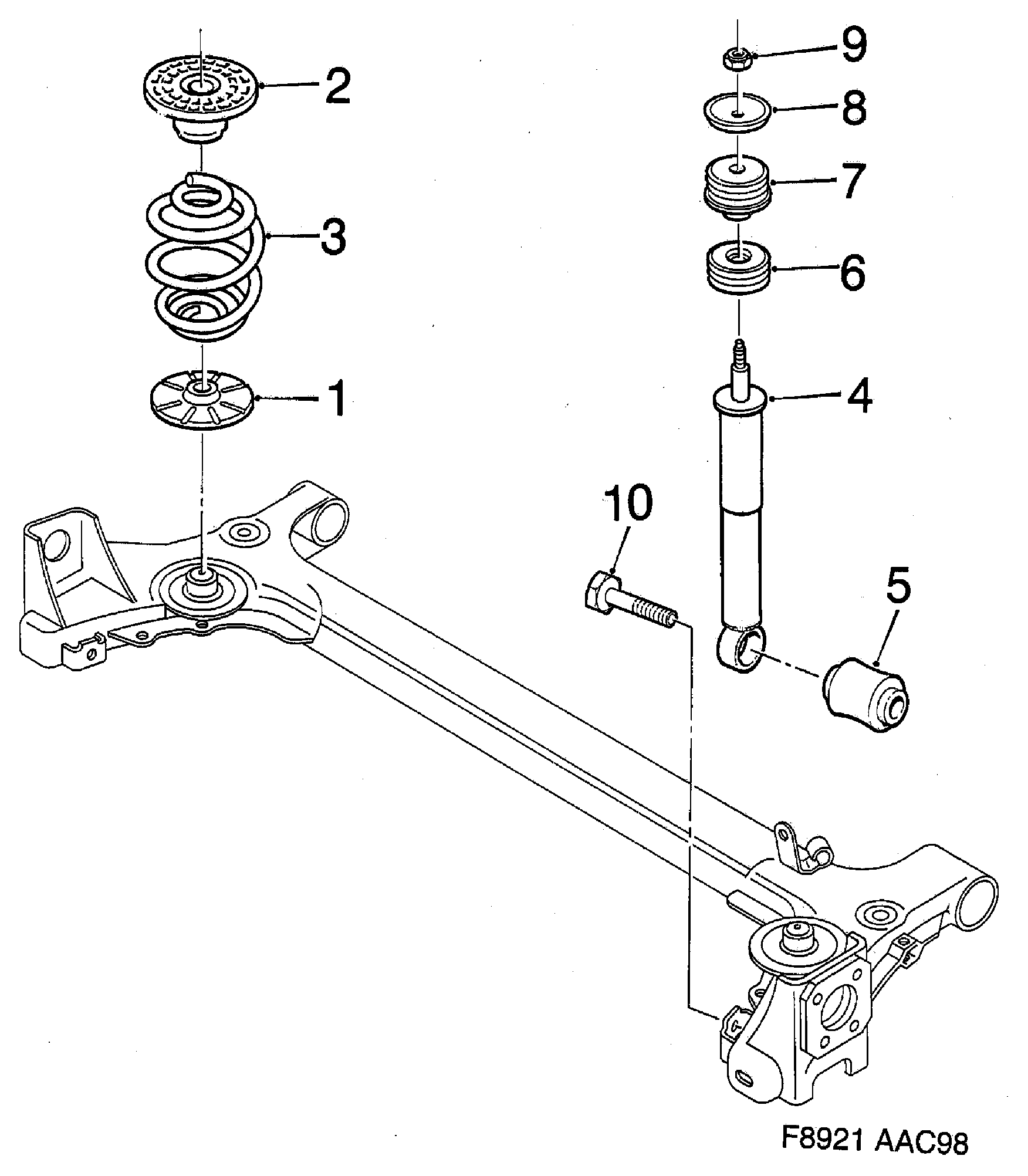 SAAB 5056668 - Amortizators ps1.lv