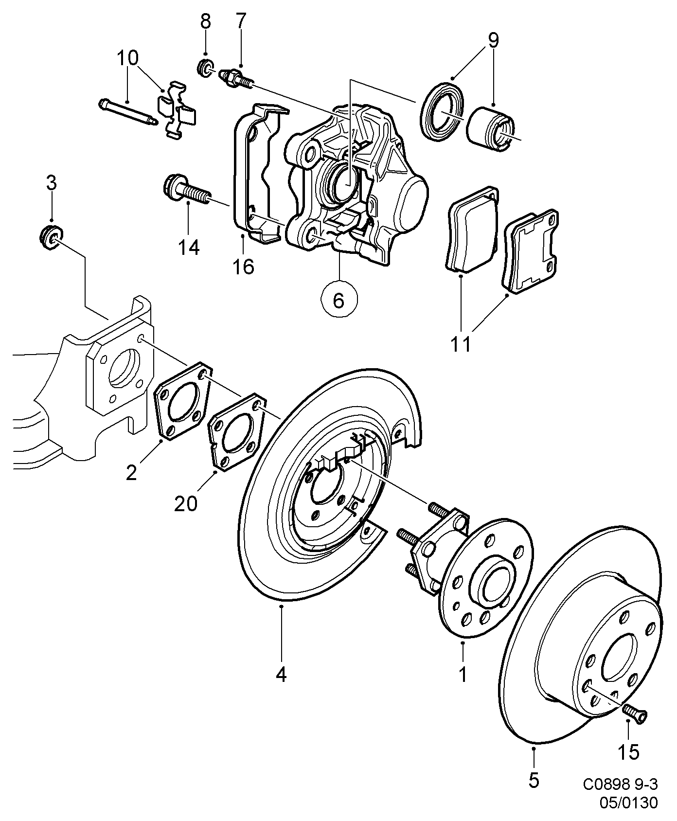 Opel 4839122 - Riteņa rumbas gultņa komplekts ps1.lv