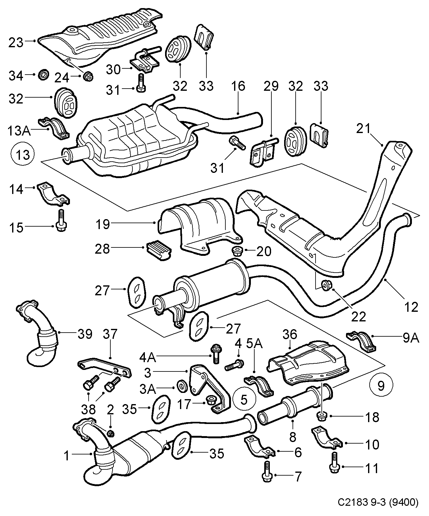 SAAB 42 35 404 - Bukse, Stabilizators ps1.lv