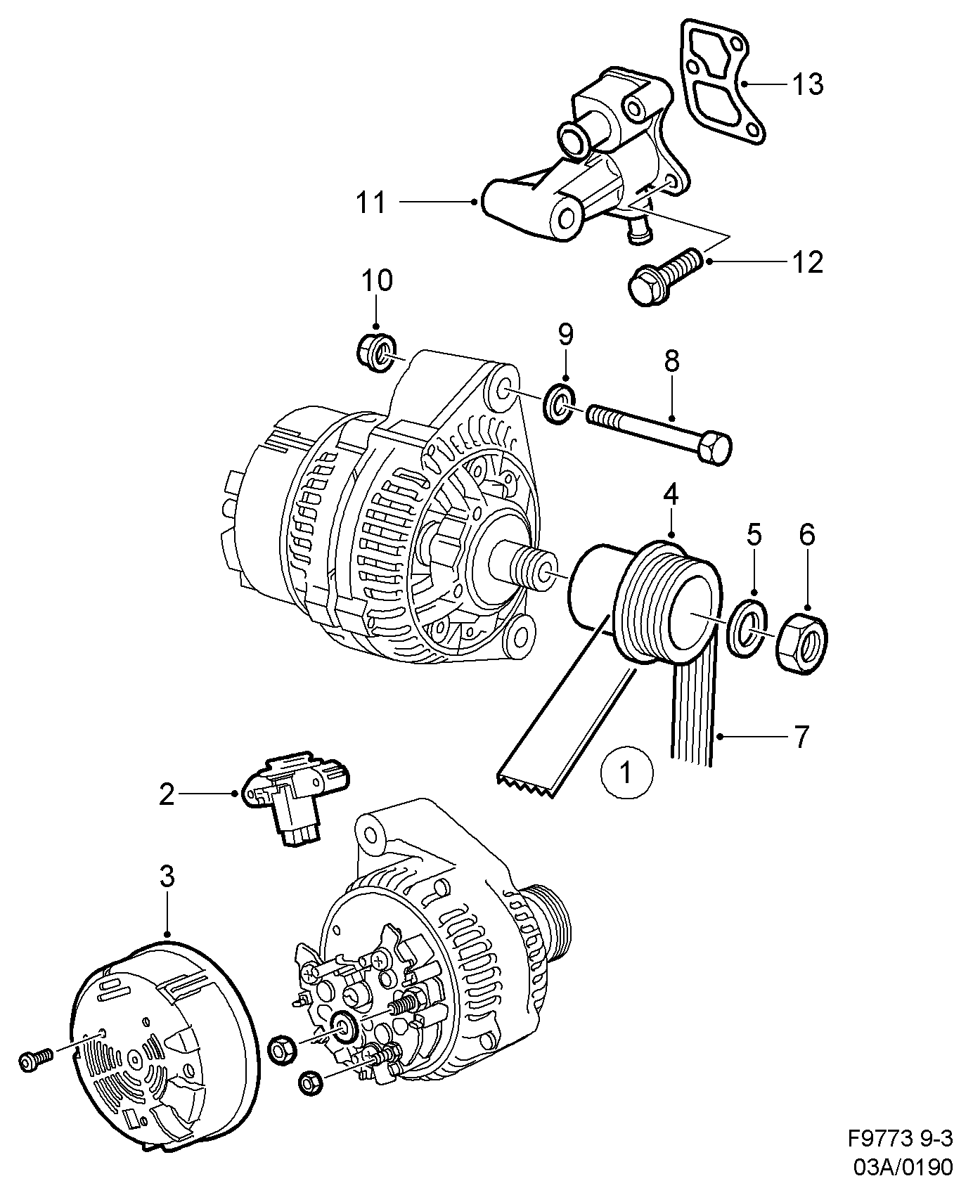 SAAB 47 37 151 - Ģeneratora sprieguma regulators ps1.lv