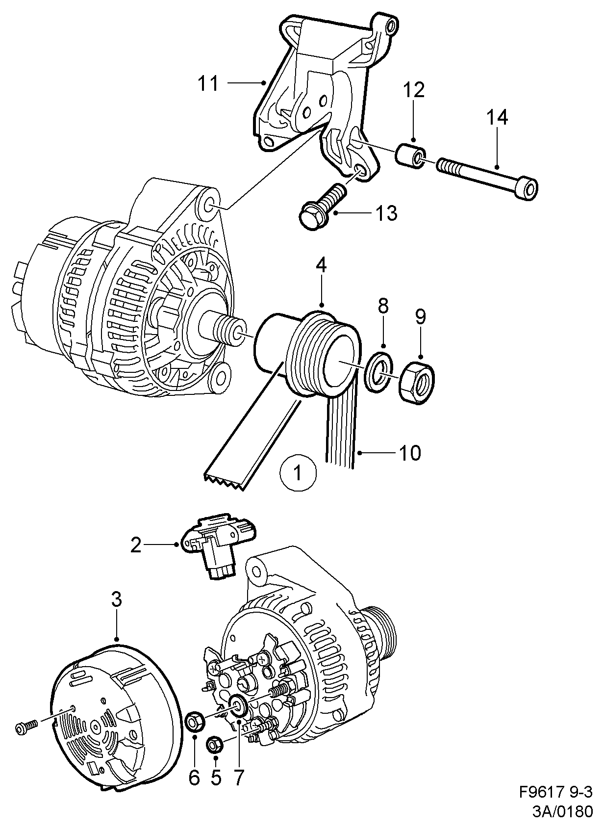 SAAB 47 34 018 - Ģenerators ps1.lv