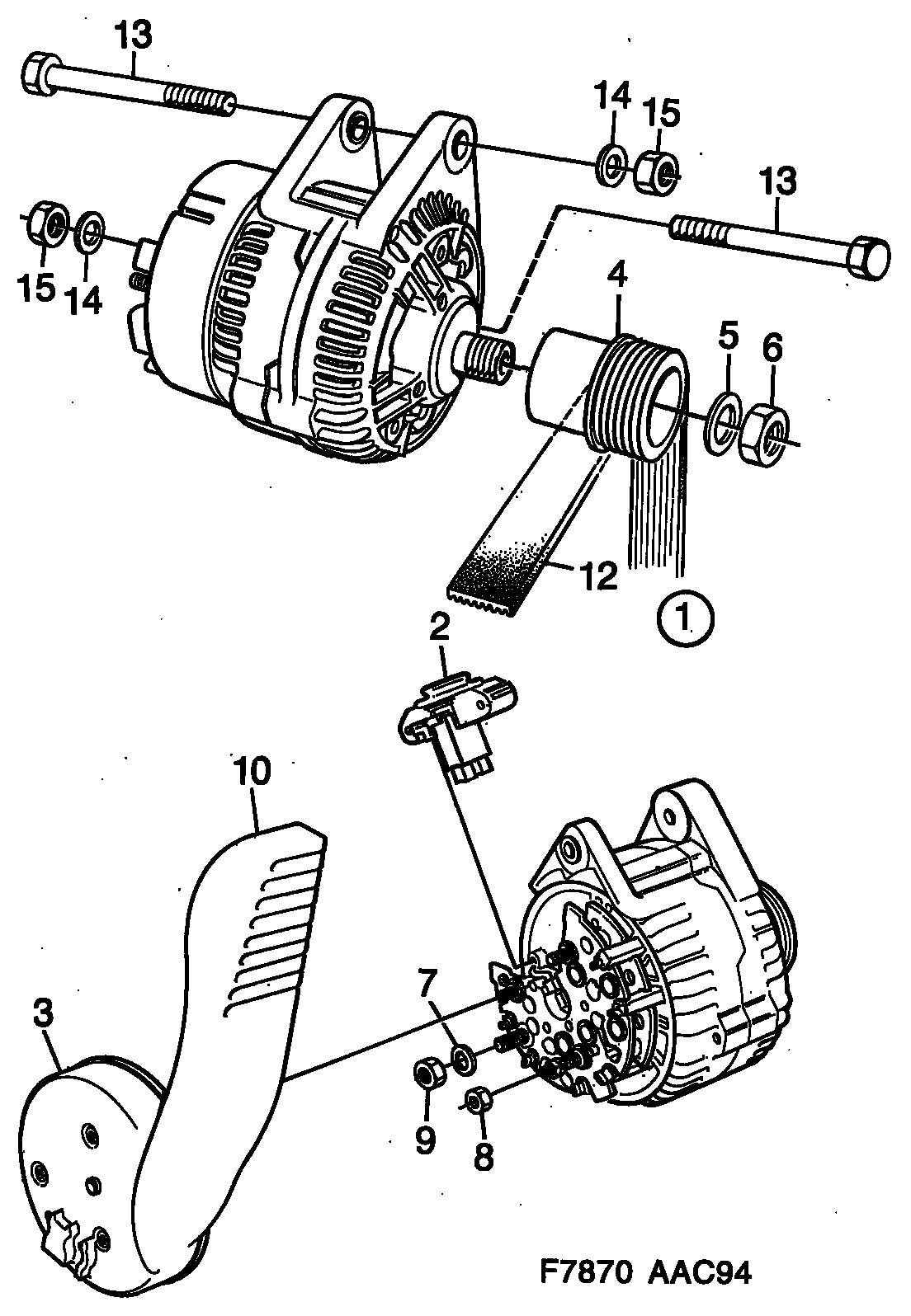 SAAB 4466918 - Ģeneratora sprieguma regulators ps1.lv