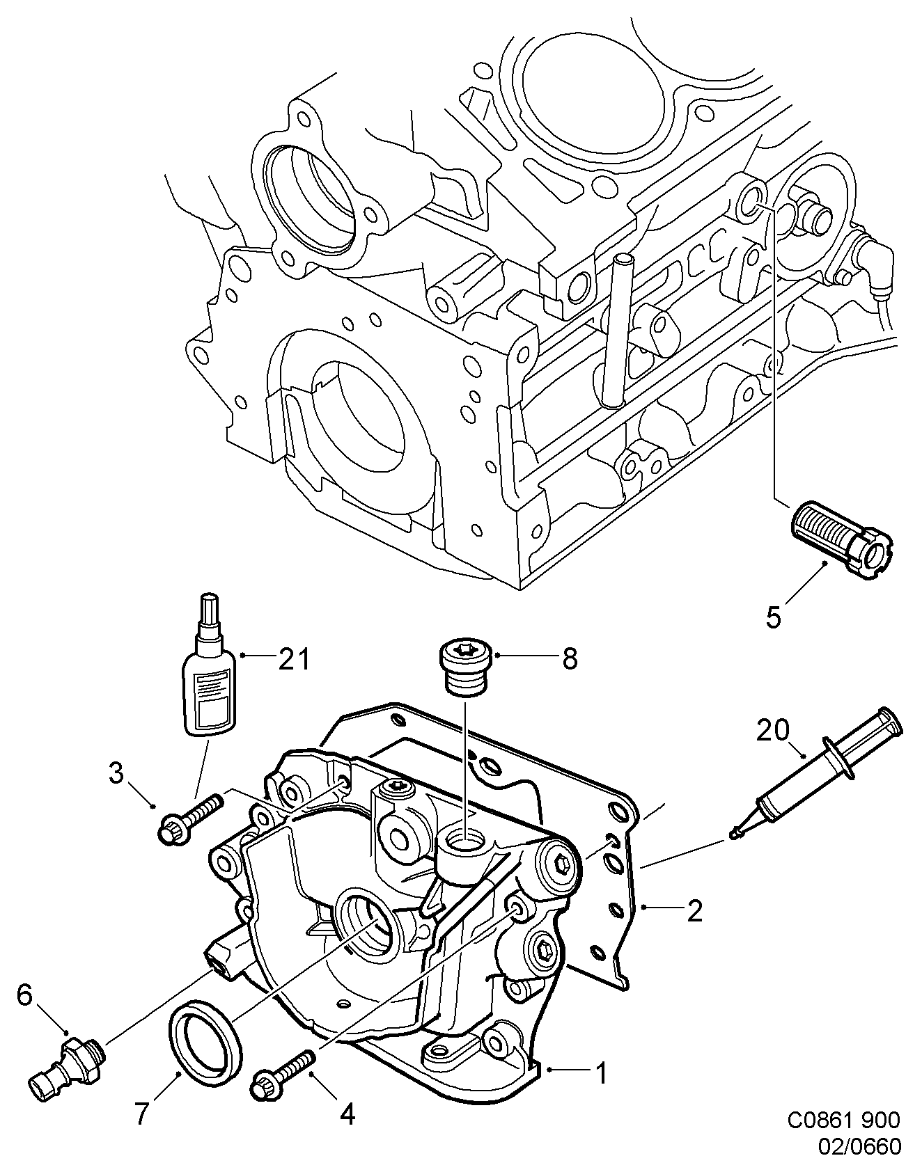 Opel 4504585 - Devējs, Eļļas spiediens ps1.lv