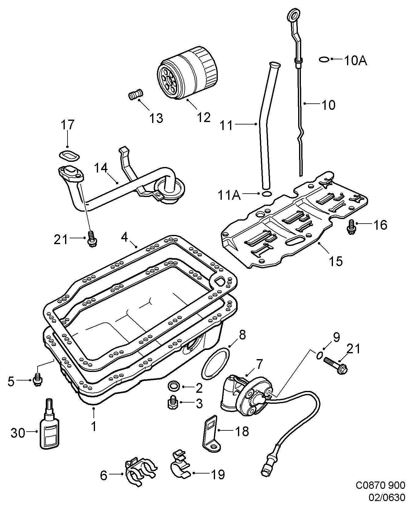 SAAB 4502696 - Eļļas filtrs ps1.lv