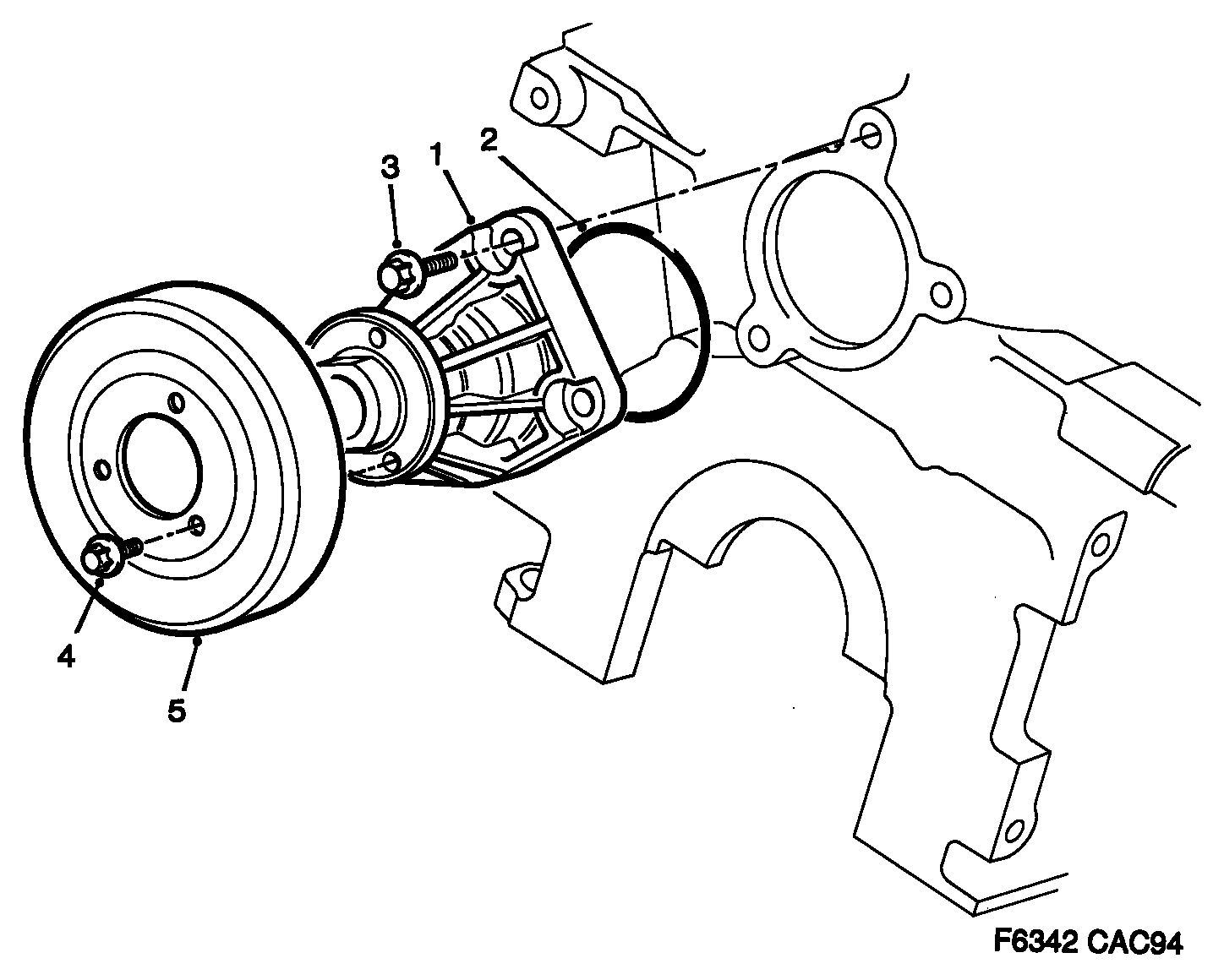 Scania 8821944 - Coolant pump ps1.lv