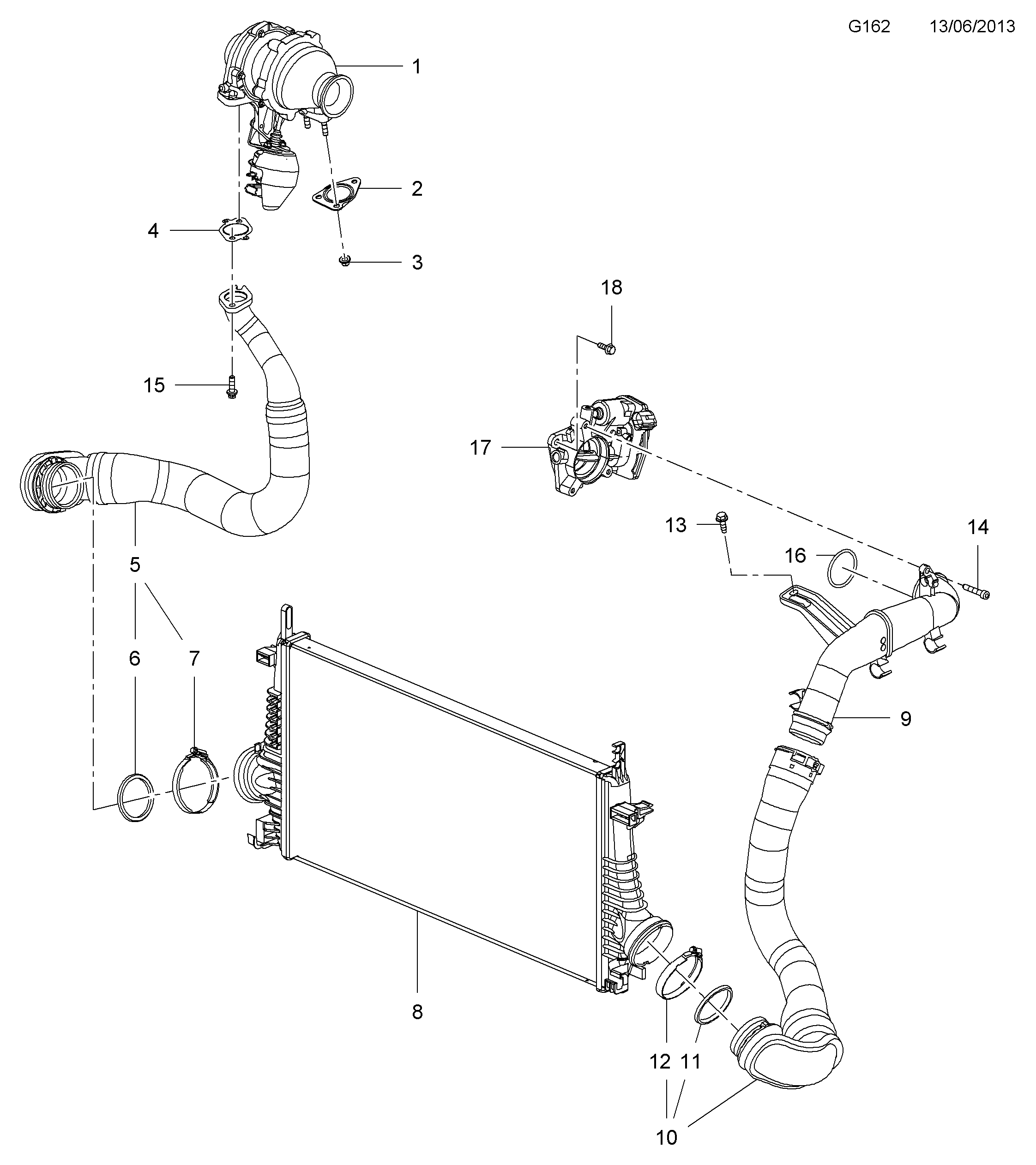 Opel 8 25 611 - Droseļvārsta pievada stiprinājums ps1.lv