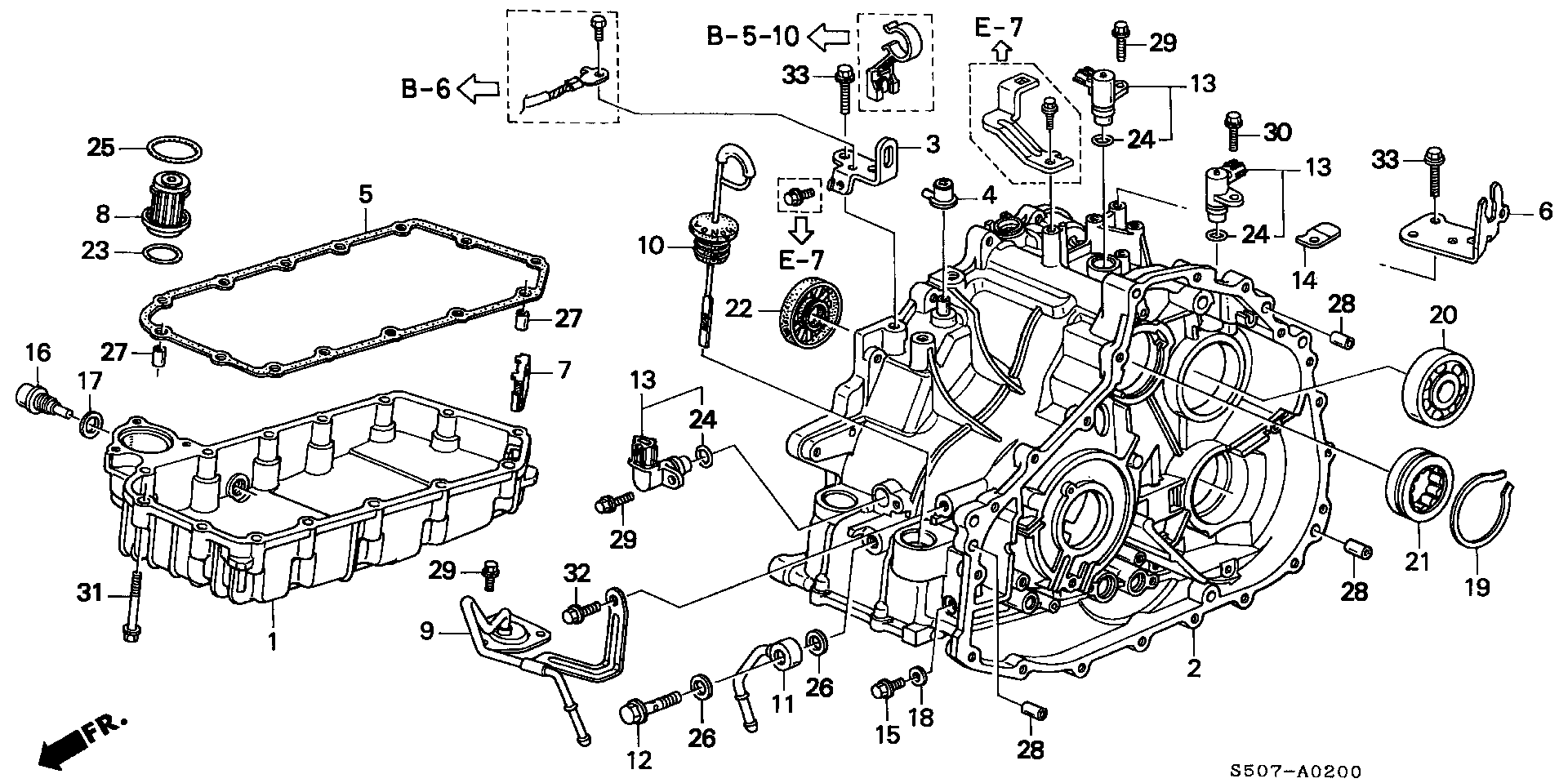 Honda 25450P4V013 - Hidrofiltrs, Automātiskā pārnesumkārba ps1.lv