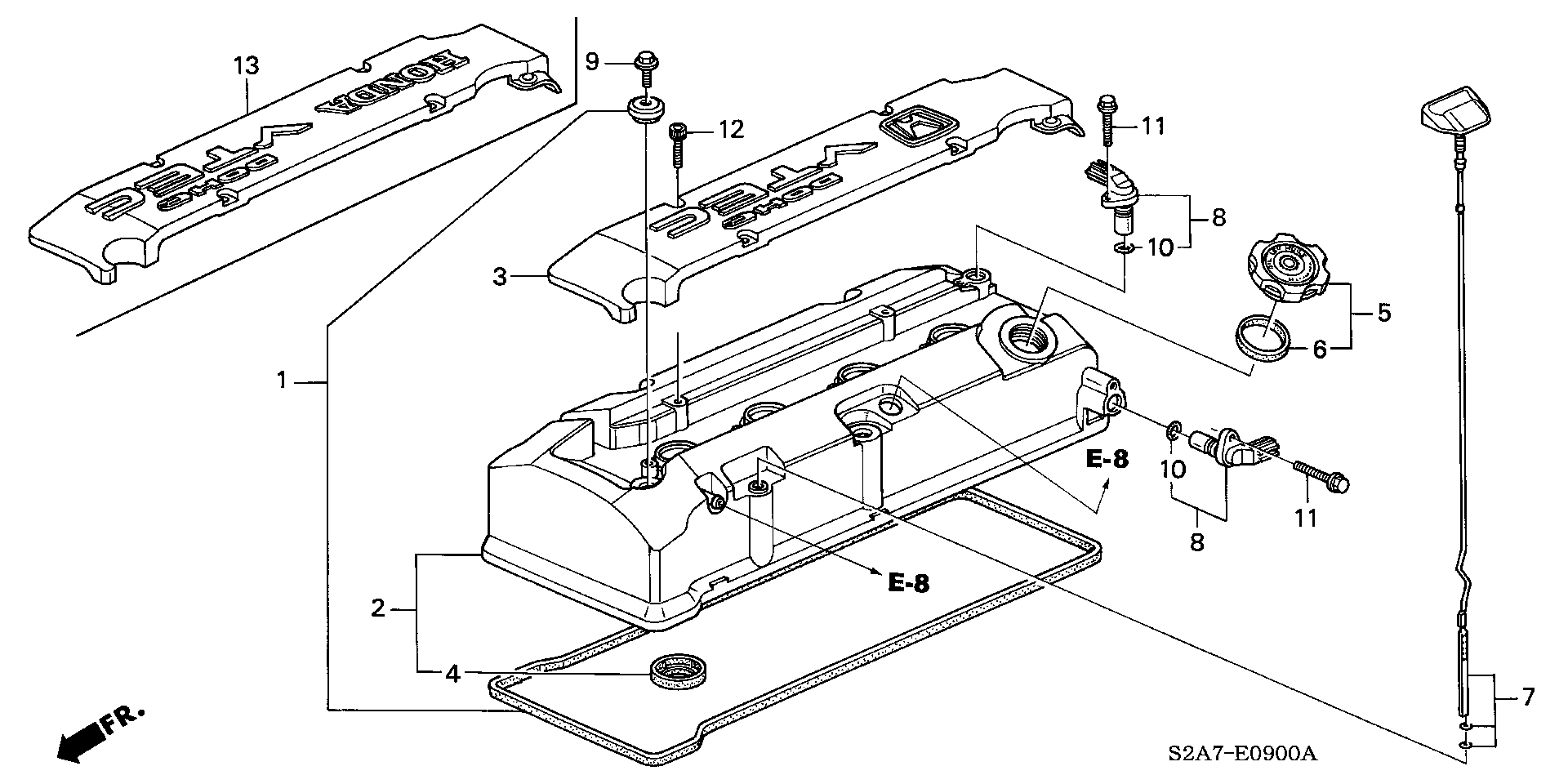 Honda 12342PCX004 - Blīvgredzens, Sveces kanāls ps1.lv