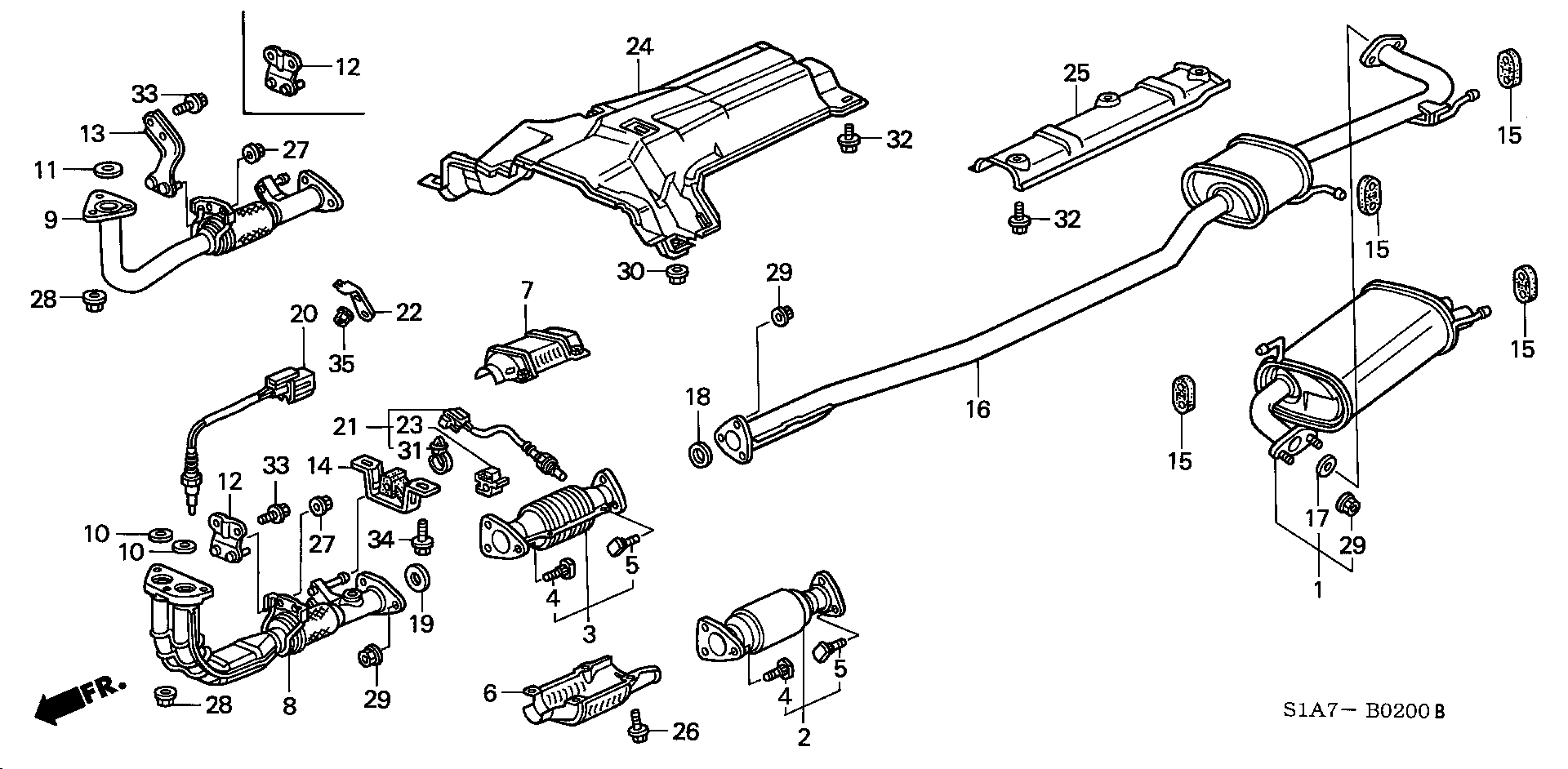 Honda 36531PDAE02 - Lambda zonde ps1.lv