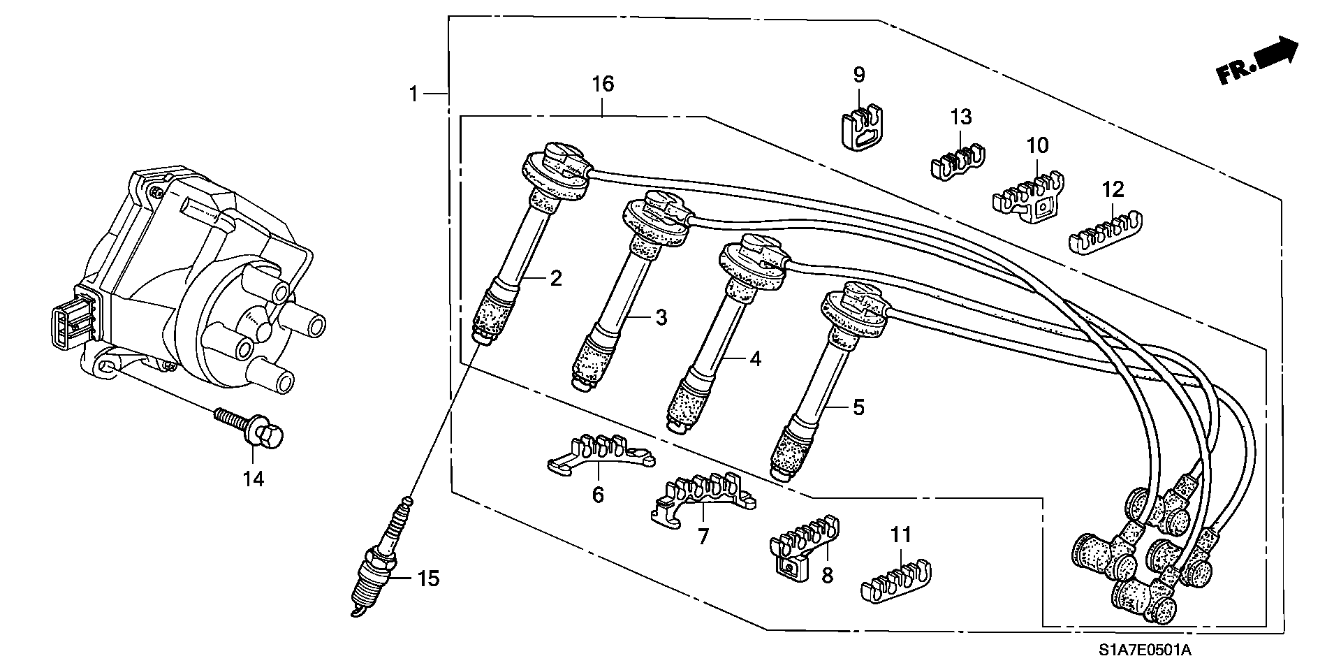 NISSAN 98079-5614G - PLUG, SPARK (ZFR6F-11) (NGK) ps1.lv