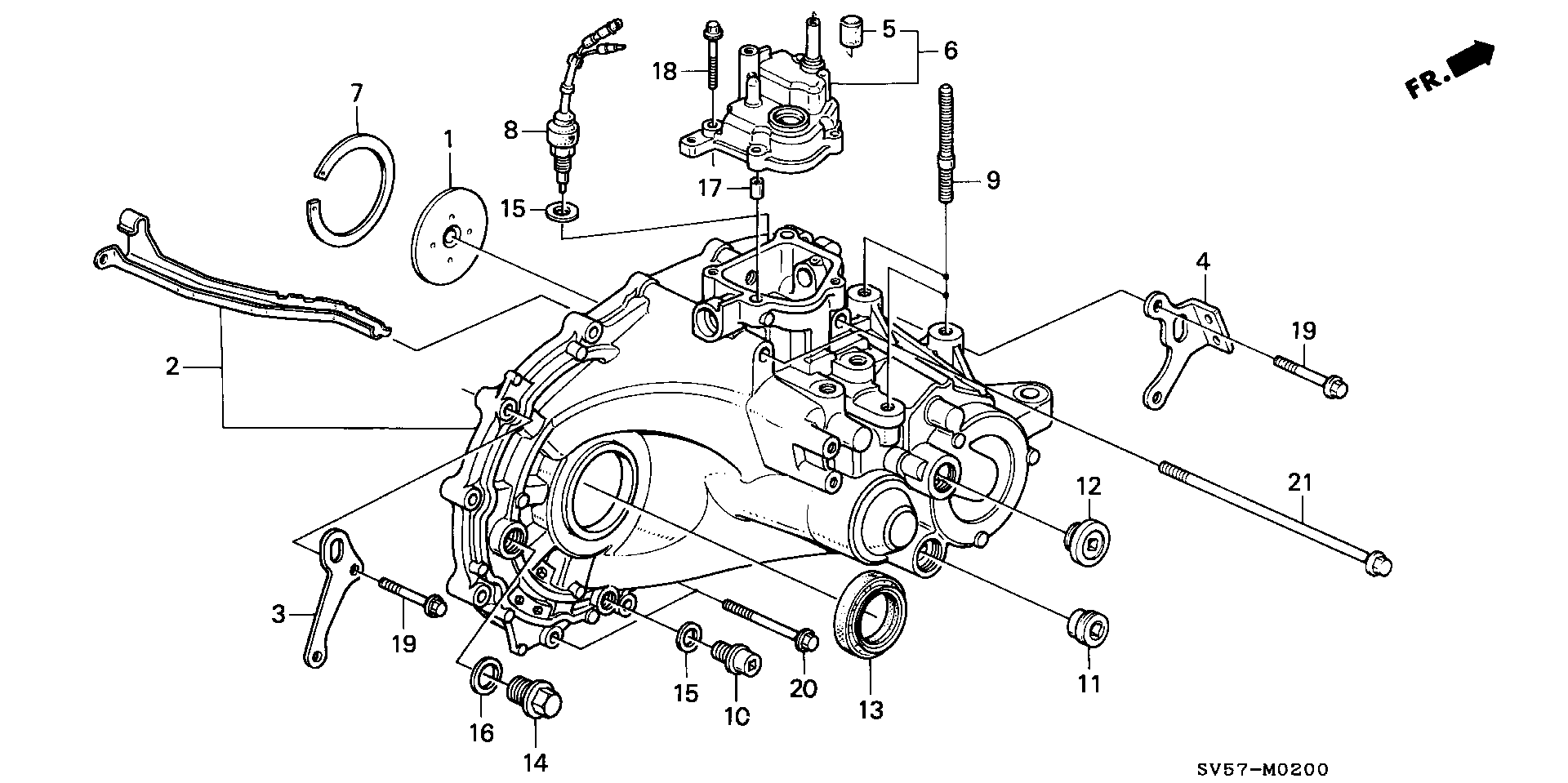 Honda 35600PK5003 - Slēdzis, Atpakaļgaitas signāla lukturis ps1.lv