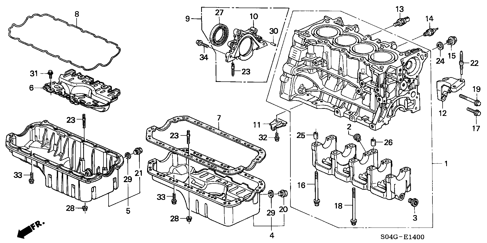 Honda 91214-PAA-A01 - Vārpstas blīvgredzens, Kloķvārpsta ps1.lv