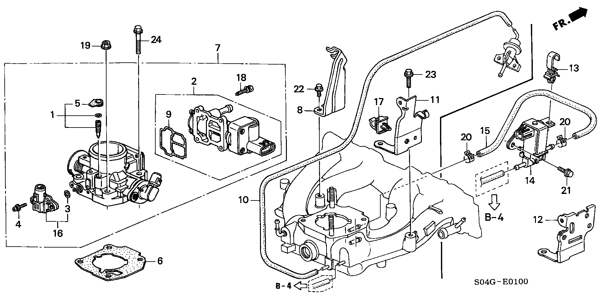 Honda 37830-PAA-S00 - Devējs, Pūtes spiediens ps1.lv