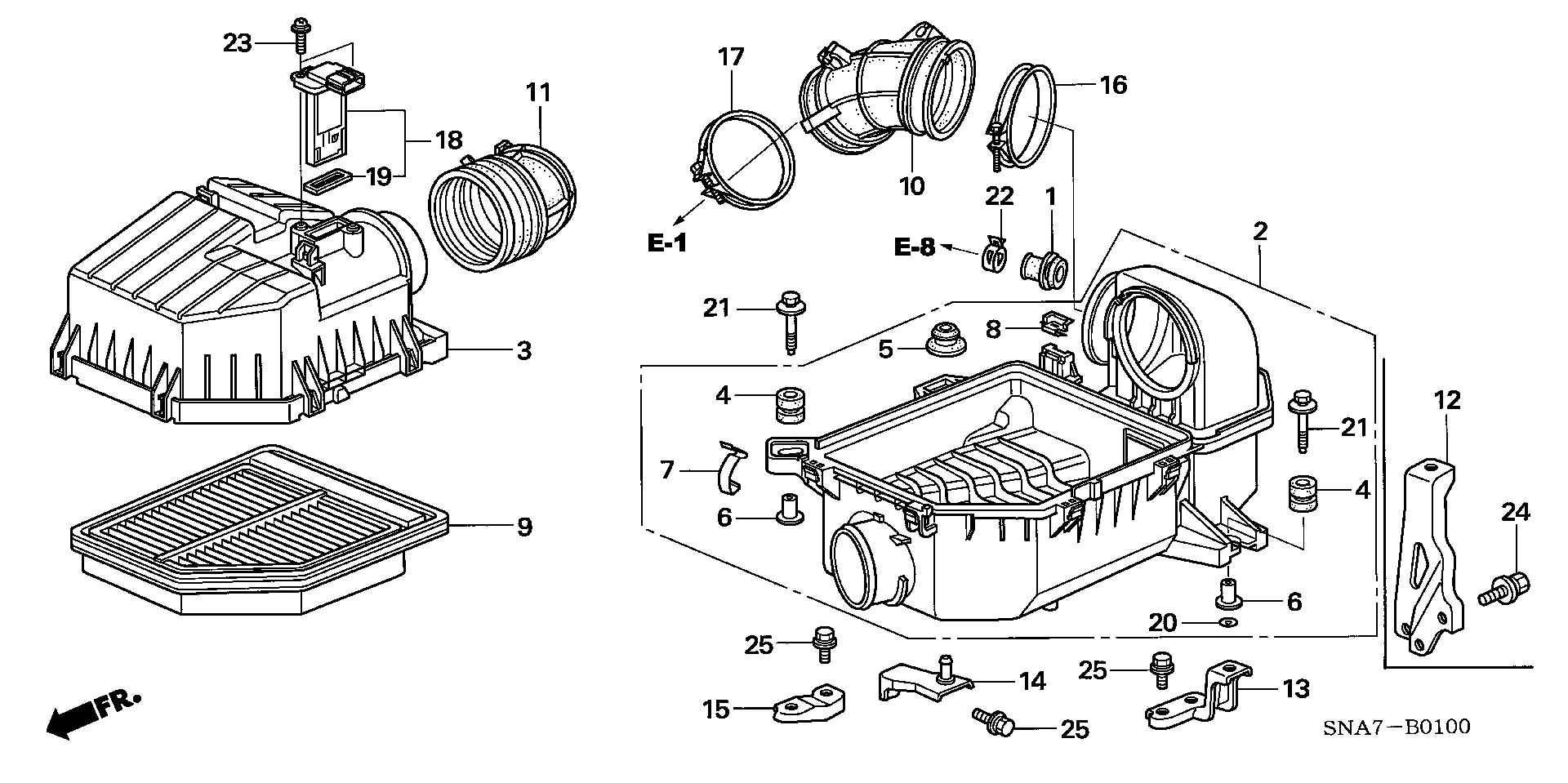 Dongfeng 17220RNAY00 - Gaisa filtrs ps1.lv