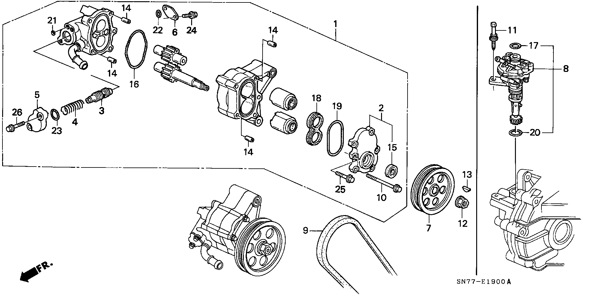 NISSAN 56992-P45-G01 - Ķīļrievu siksna ps1.lv