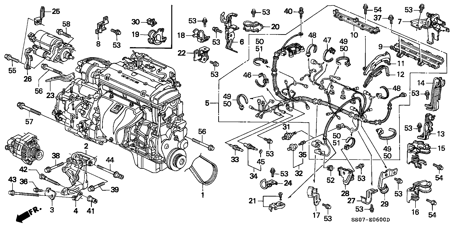 Honda 31110-P12-A01 - Ķīļrievu siksna ps1.lv