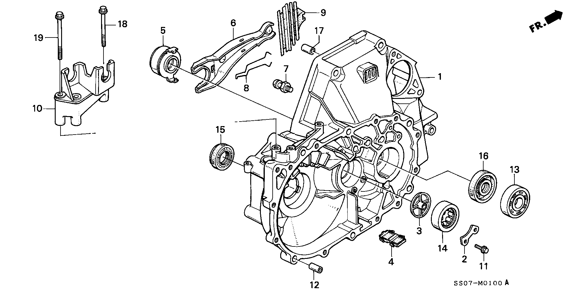 Honda 22810-PX5-003 - Izspiedējgultnis ps1.lv