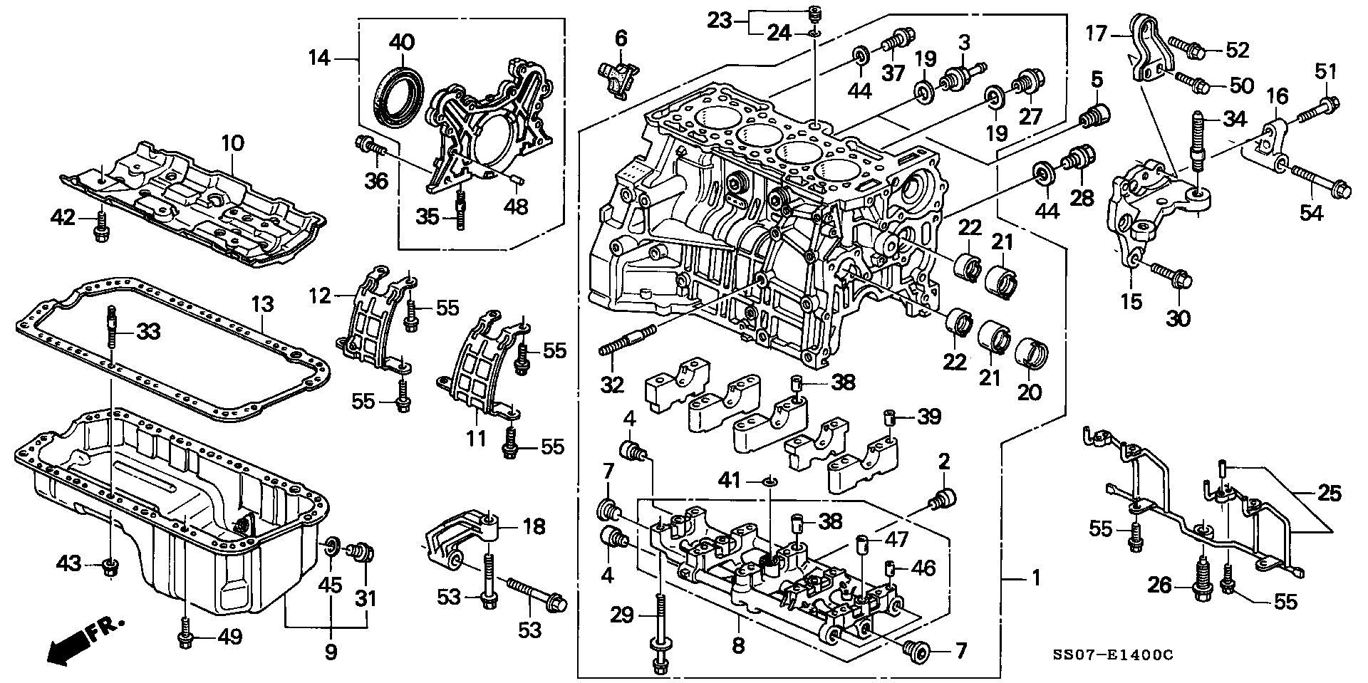 Honda 91214PH3751 - Vārpstas blīvgredzens, Kloķvārpsta ps1.lv