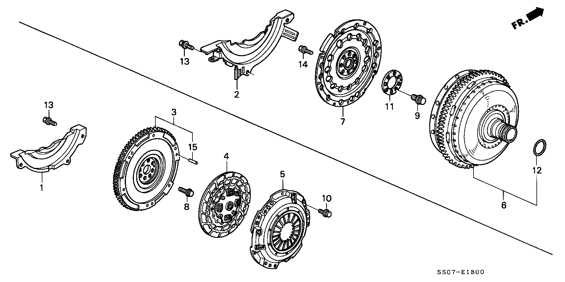 Honda 22200-P13-010 - Sajūga disks ps1.lv