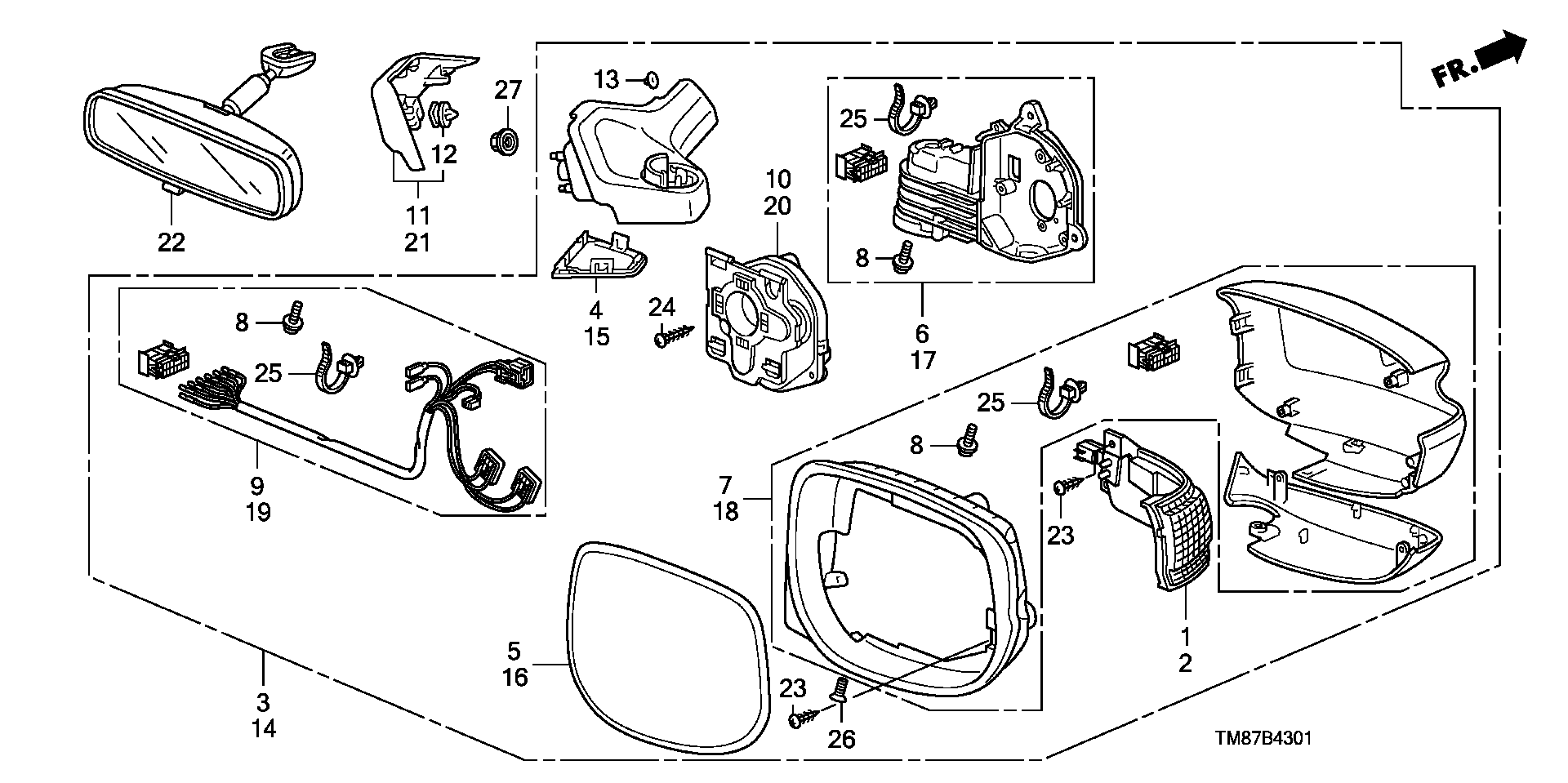 Honda 34300TF0003 - Pagrieziena signāla lukturis ps1.lv