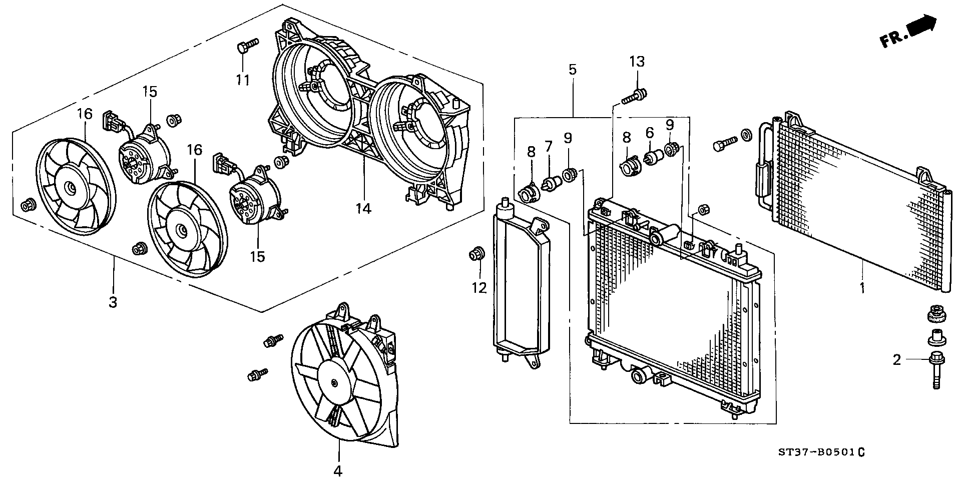 Rover 19010-P9M-E00 - Radiators, Motora dzesēšanas sistēma ps1.lv