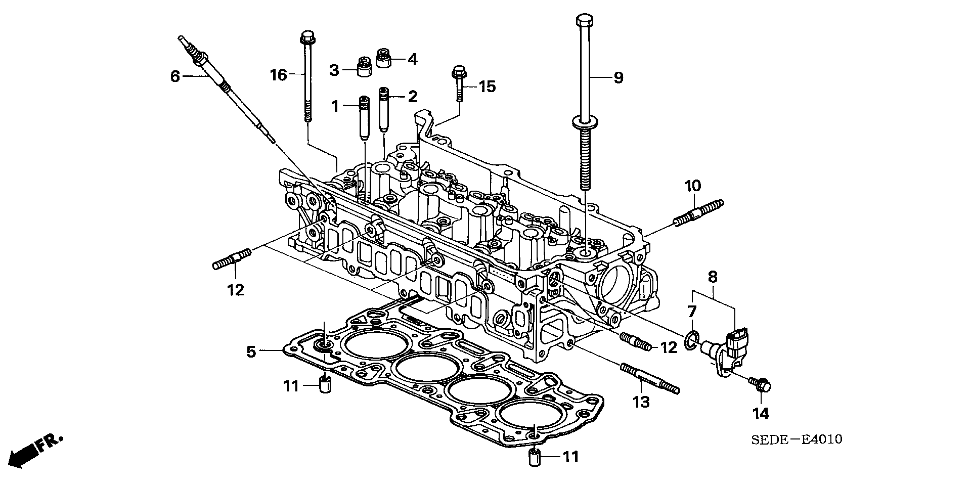 Honda 37841-RBD-E01 - Impulsu devējs, Kloķvārpsta ps1.lv