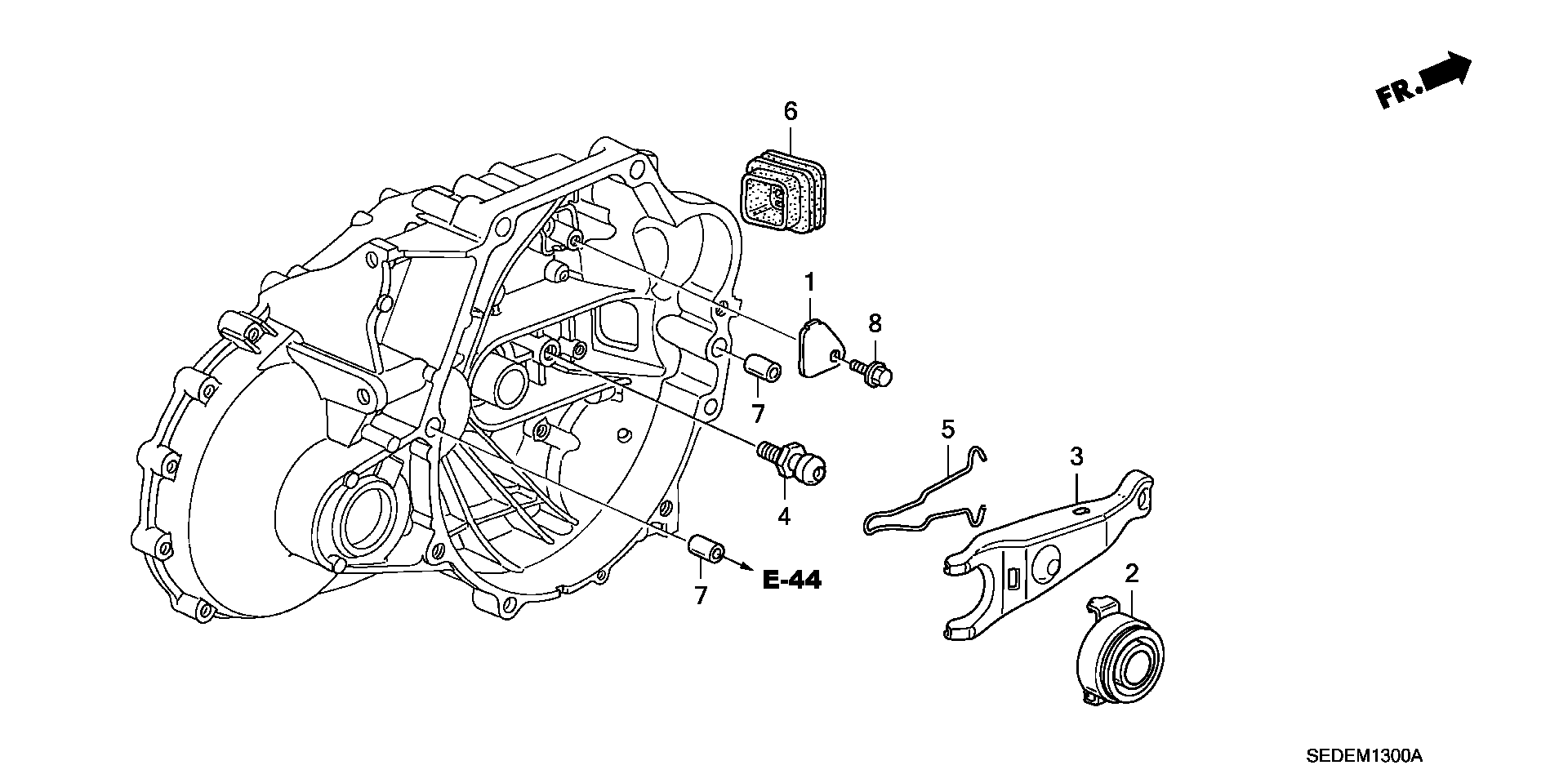 Honda 22810-PPT-003 - Izspiedējgultnis ps1.lv