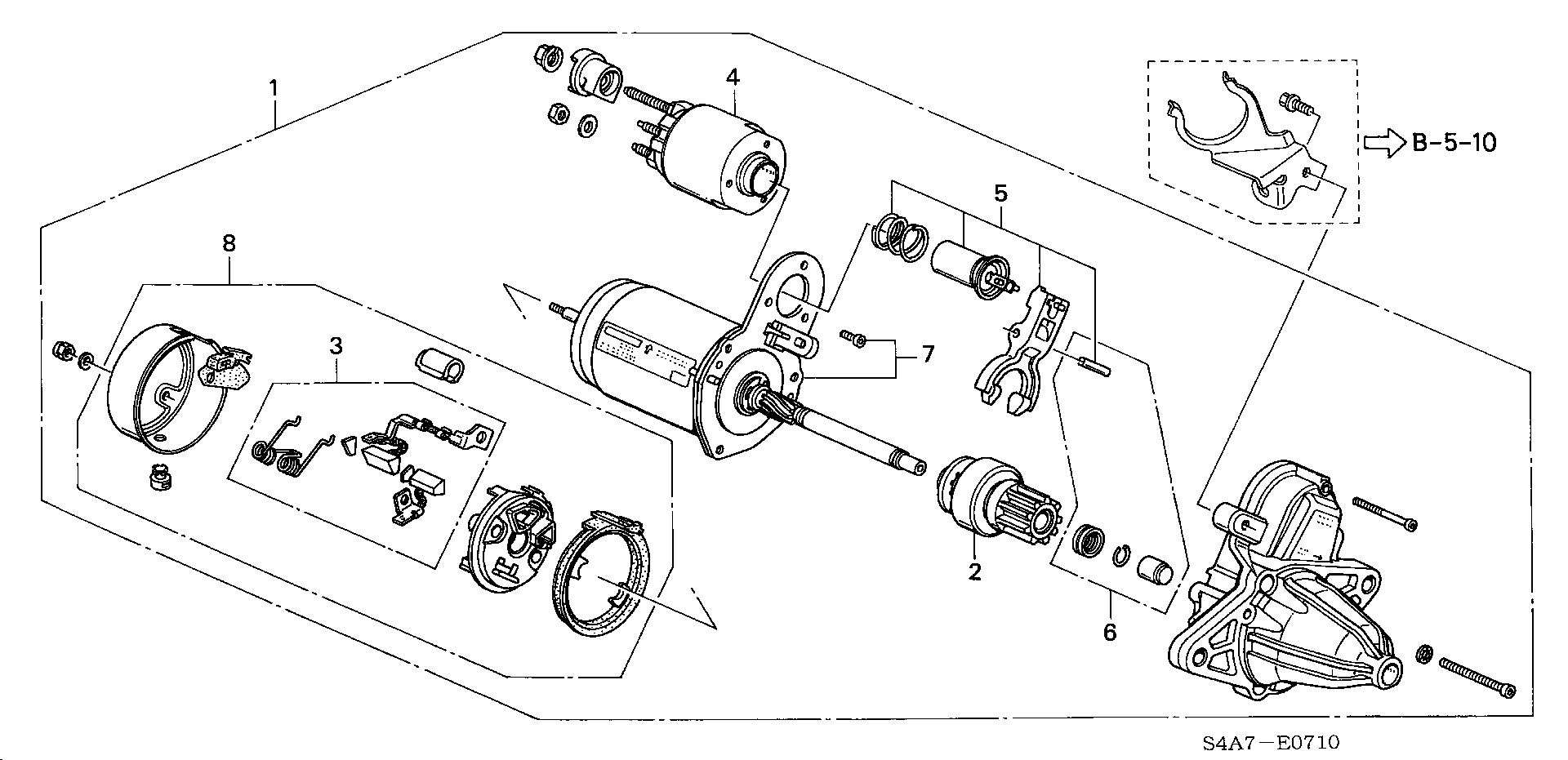 Honda 31 200-P1J-E03 - Starteris ps1.lv