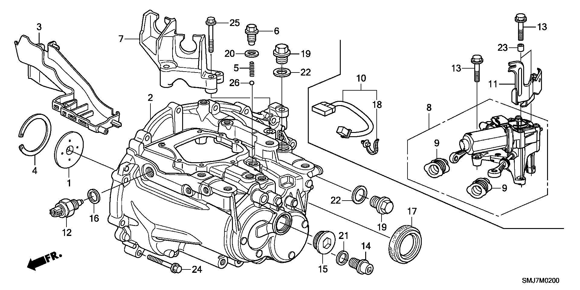 HONDA (GAC) 28700PWL013 - Slēdzis, Atpakaļgaitas signāla lukturis ps1.lv