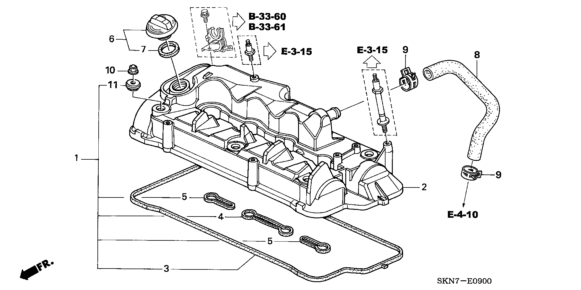 Honda 90441-PNA-010 - Blīve ps1.lv