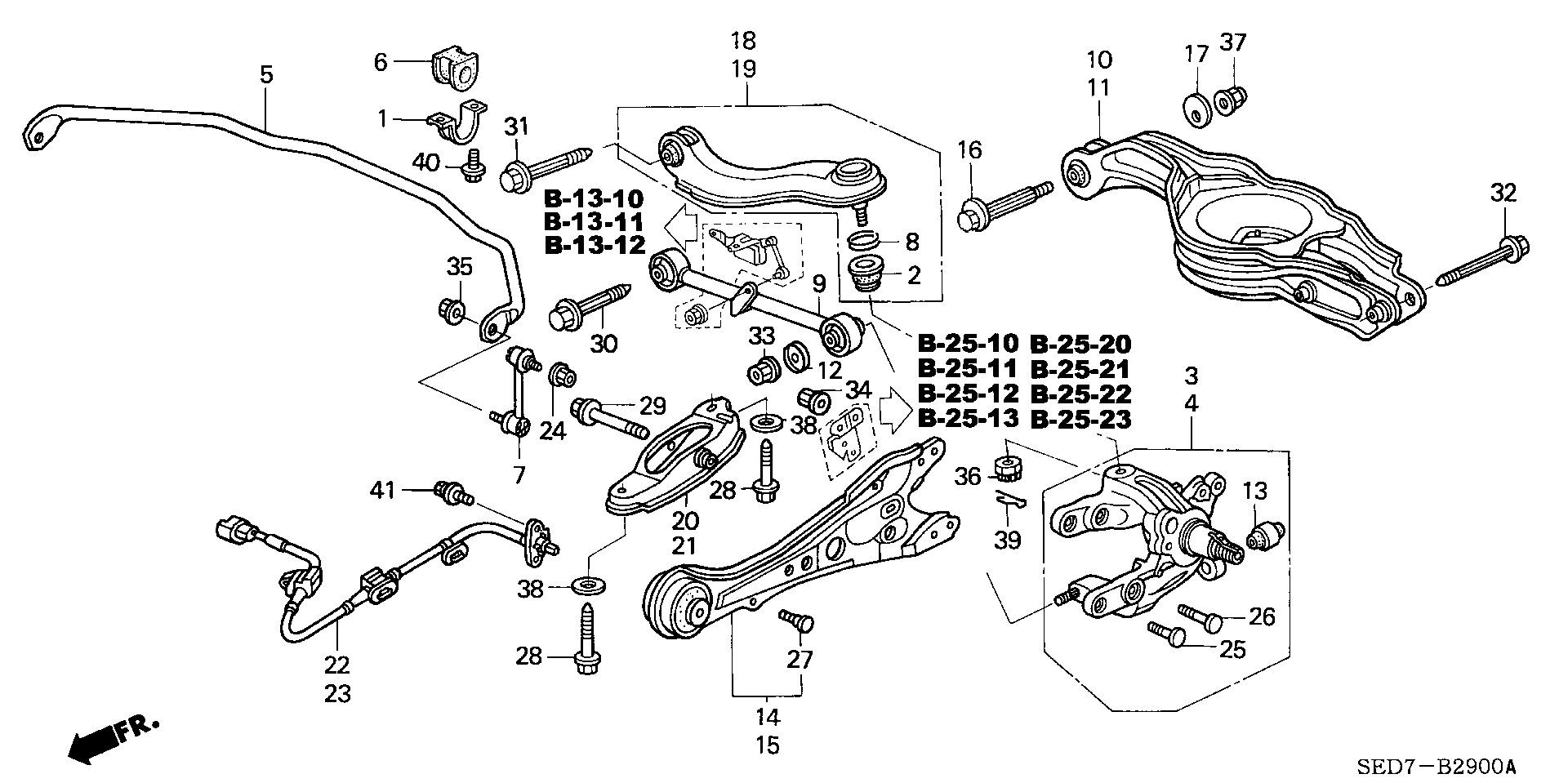 Honda 52320-SED-003 - Stiepnis / Atsaite, Stabilizators ps1.lv