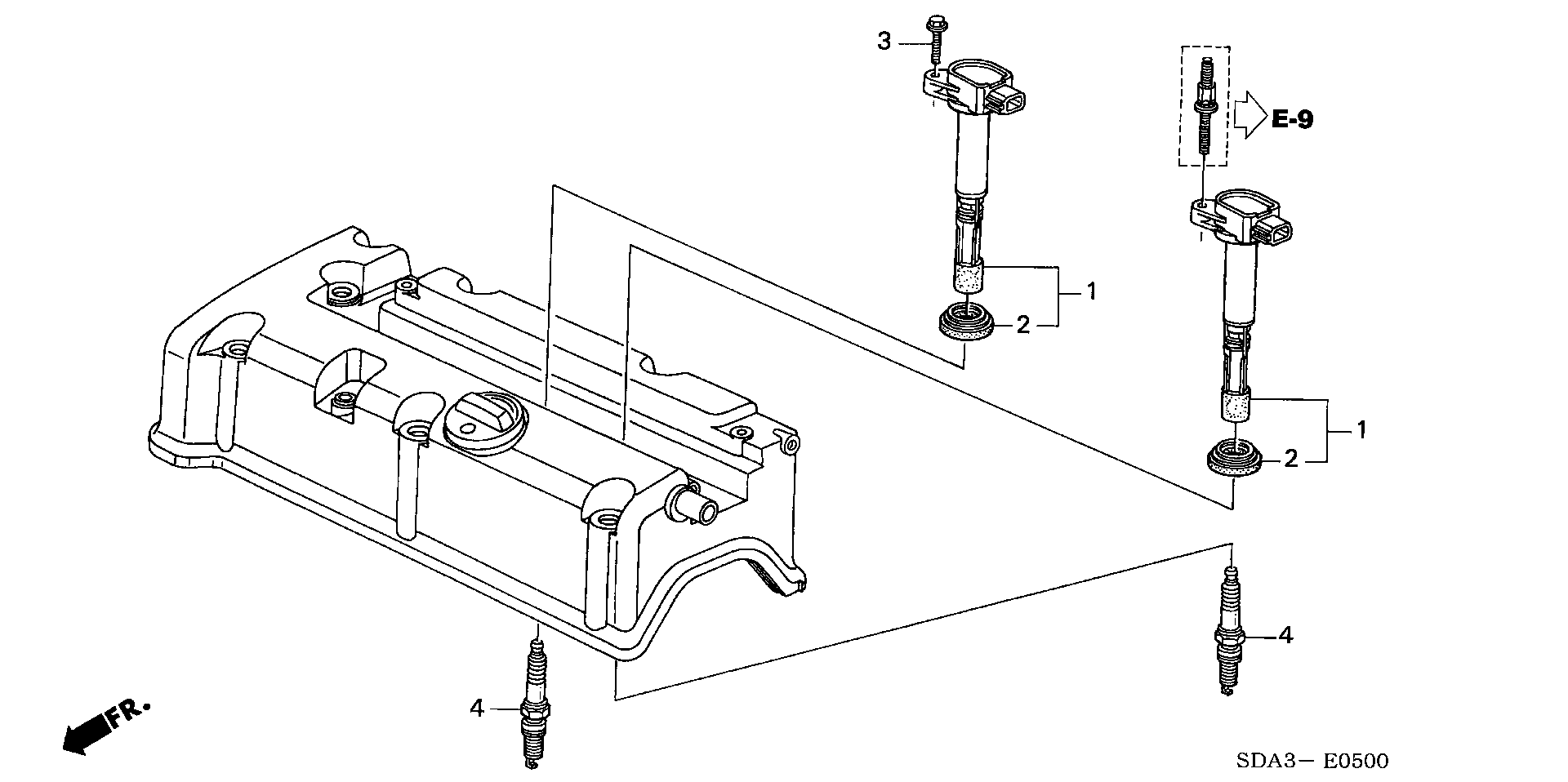 Honda 30520-PNC-004 - Aizdedzes spole ps1.lv