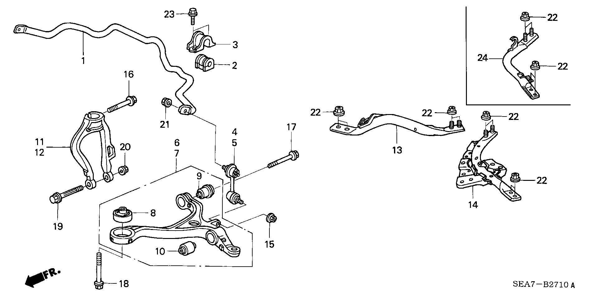 Honda 51320-SEA-E01 - Stiepnis / Atsaite, Stabilizators ps1.lv