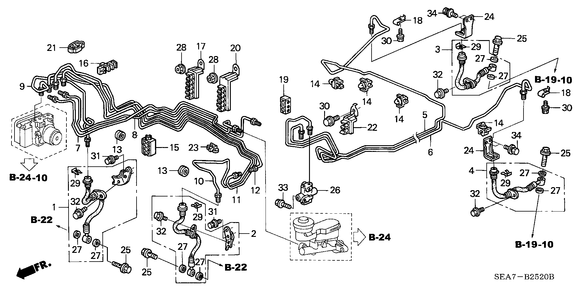 ACURA 01468SEAE00 - Bremžu šļūtene ps1.lv