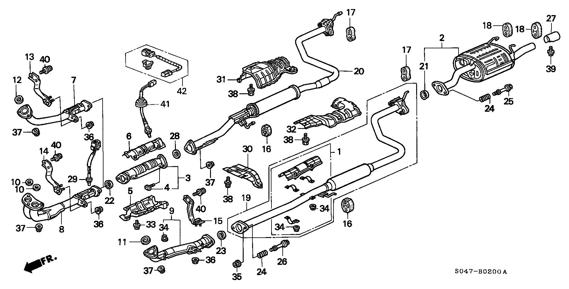 Austin 18215ST7J00 - Kronšteins, Trokšņa slāpētājs ps1.lv