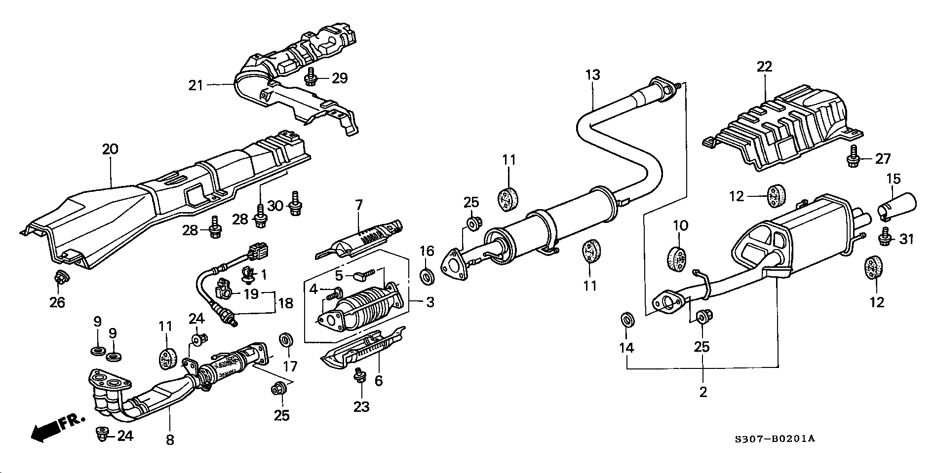 ACURA 36531-P5M-004 - Lambda zonde ps1.lv