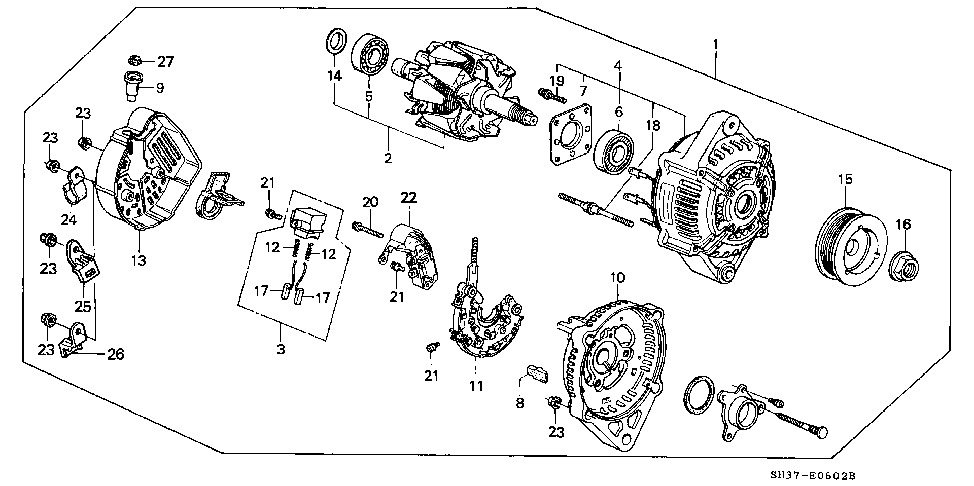 Honda 31 100-PW1-G01 - Ģenerators ps1.lv