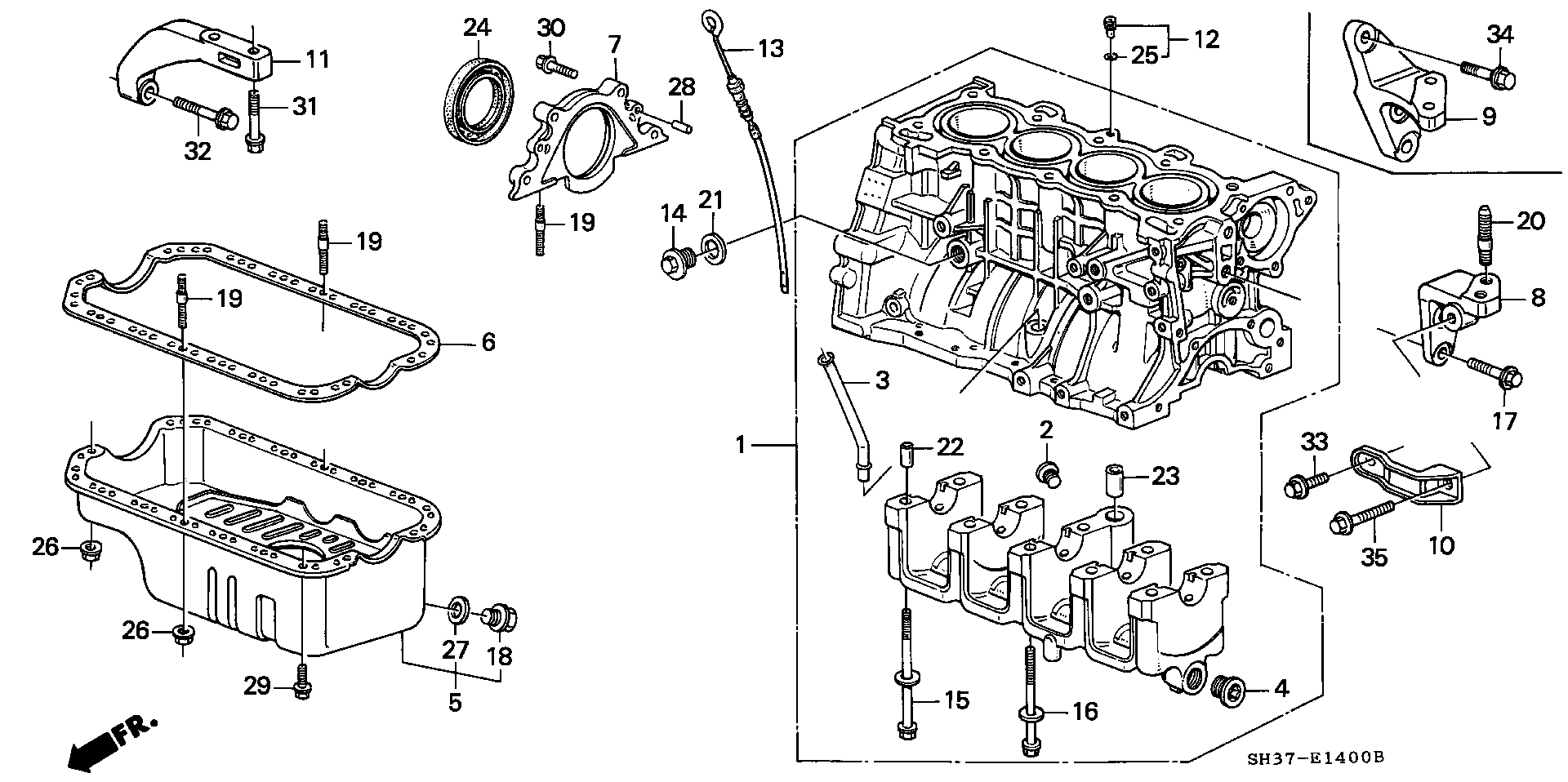 Honda 11251PE2003 - Blīve, Eļļas vācele ps1.lv