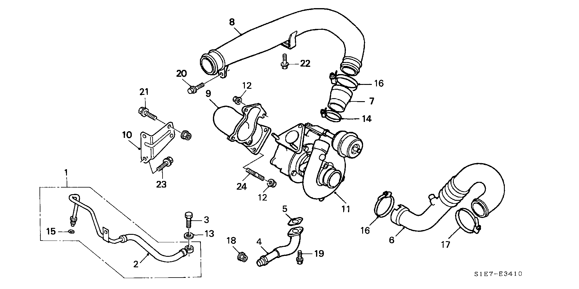 Honda 18900P5TG01 - Kompresors, Turbopūte ps1.lv