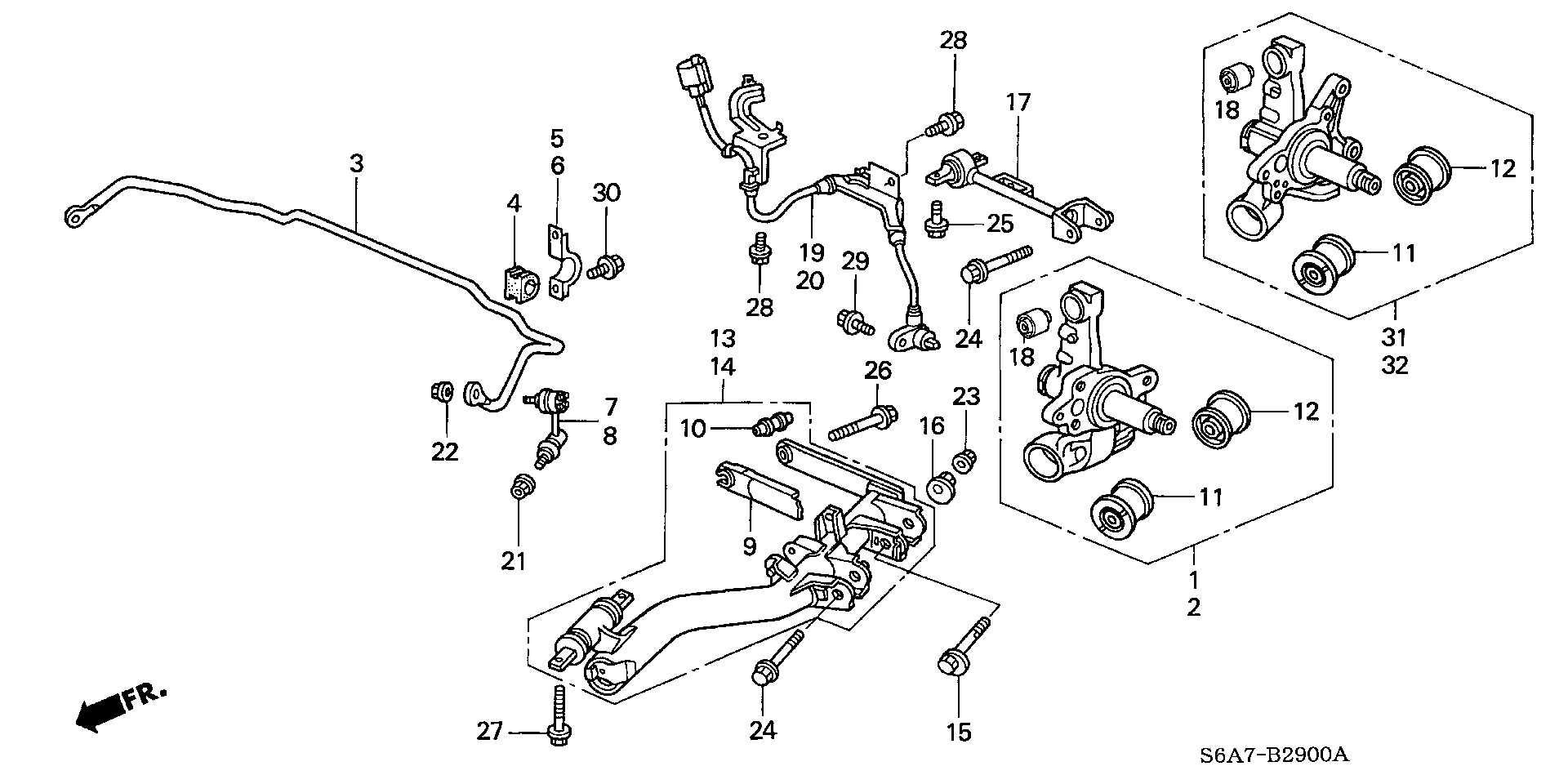 Honda 52320-S5A-013 - Stiepnis / Atsaite, Stabilizators ps1.lv