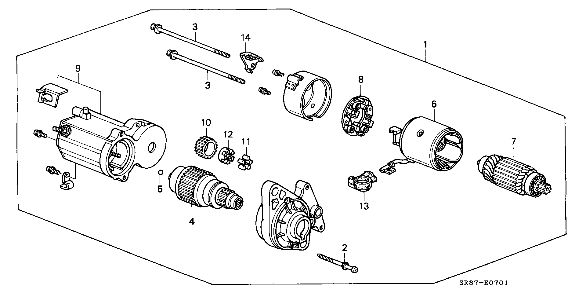 Honda 31 200-P01-003 - Starteris ps1.lv