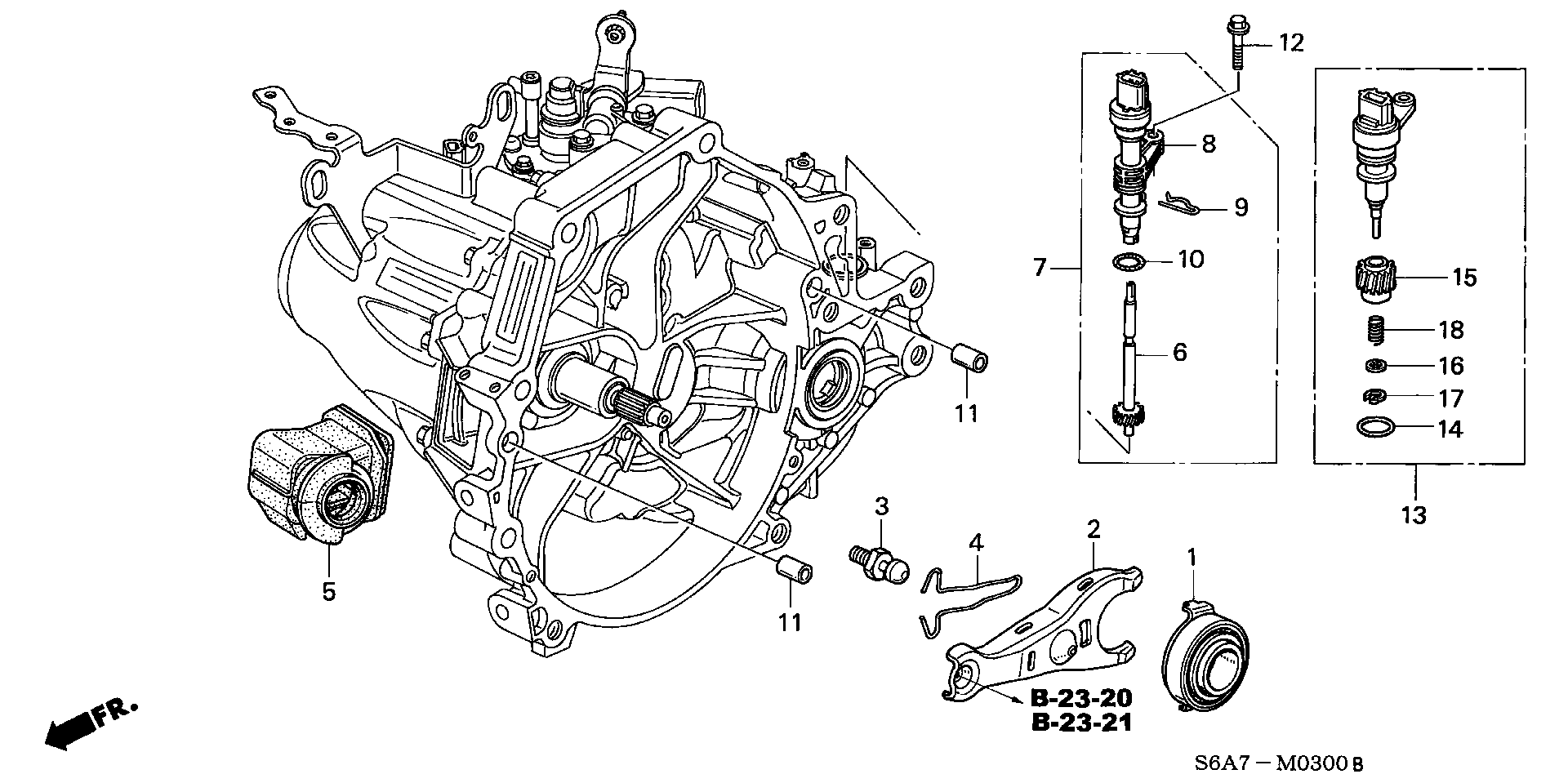 Honda 22810-PLW-005 - Izspiedējgultnis ps1.lv