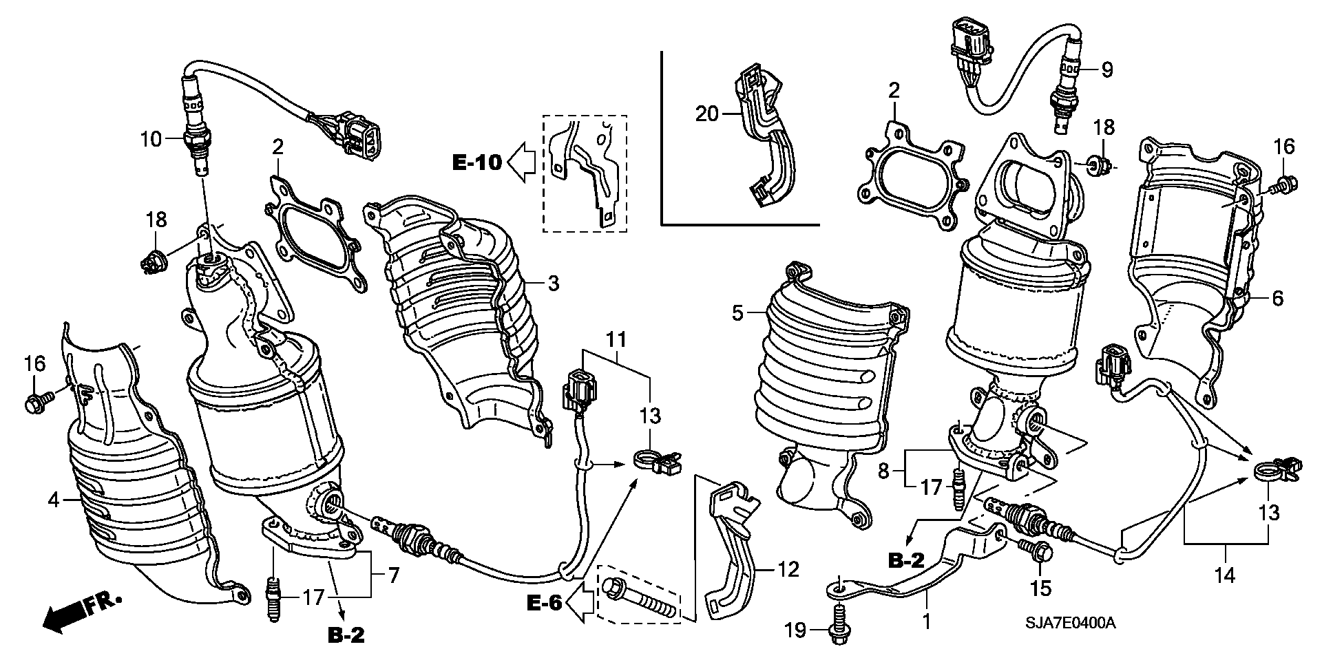 Honda 36542RJA004 - Lambda zonde ps1.lv