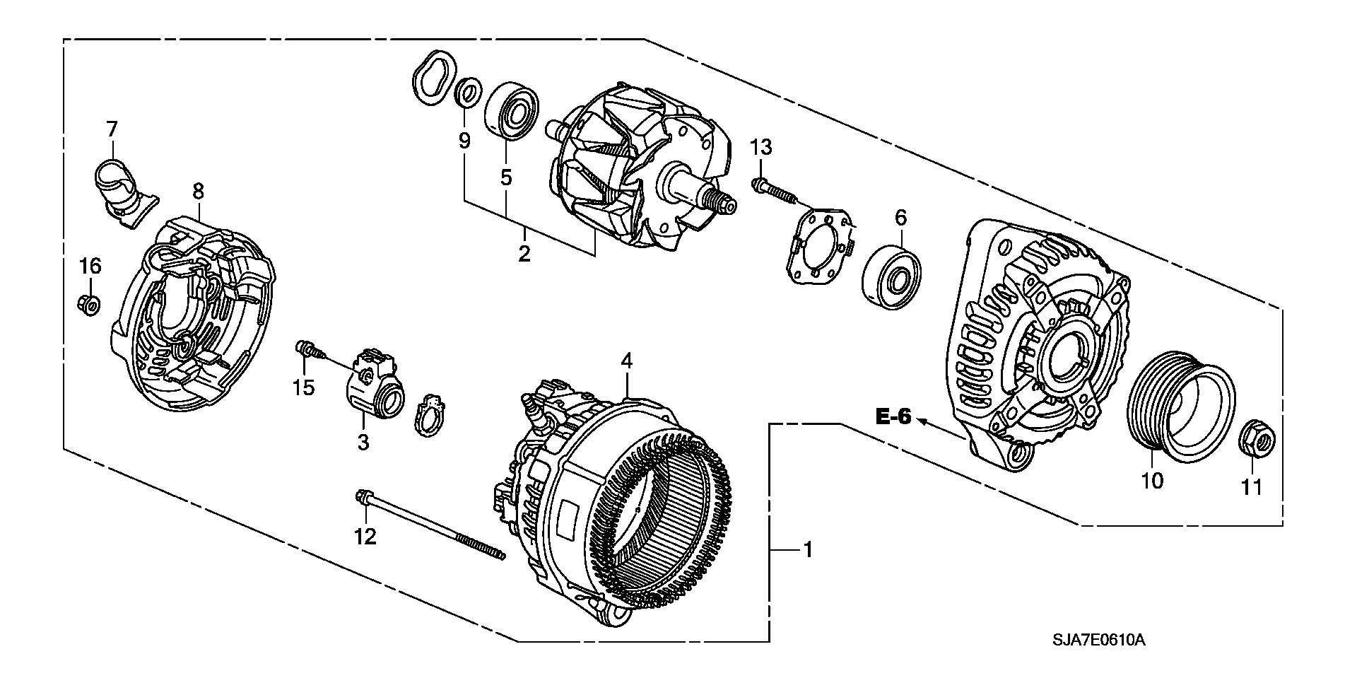 Honda 31105RAAA01 - Kronšteins, Ogļu sukas ps1.lv