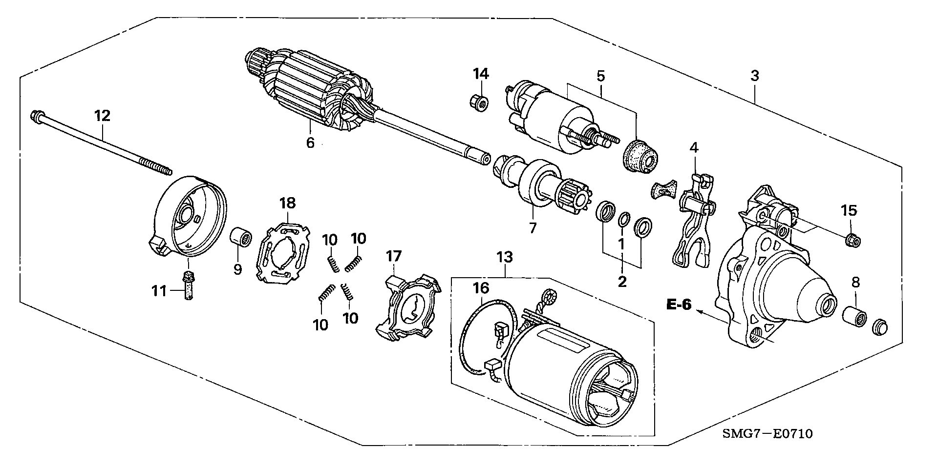 Honda 31204-RSH-E01 - Ievilcējrelejs, Starteris ps1.lv