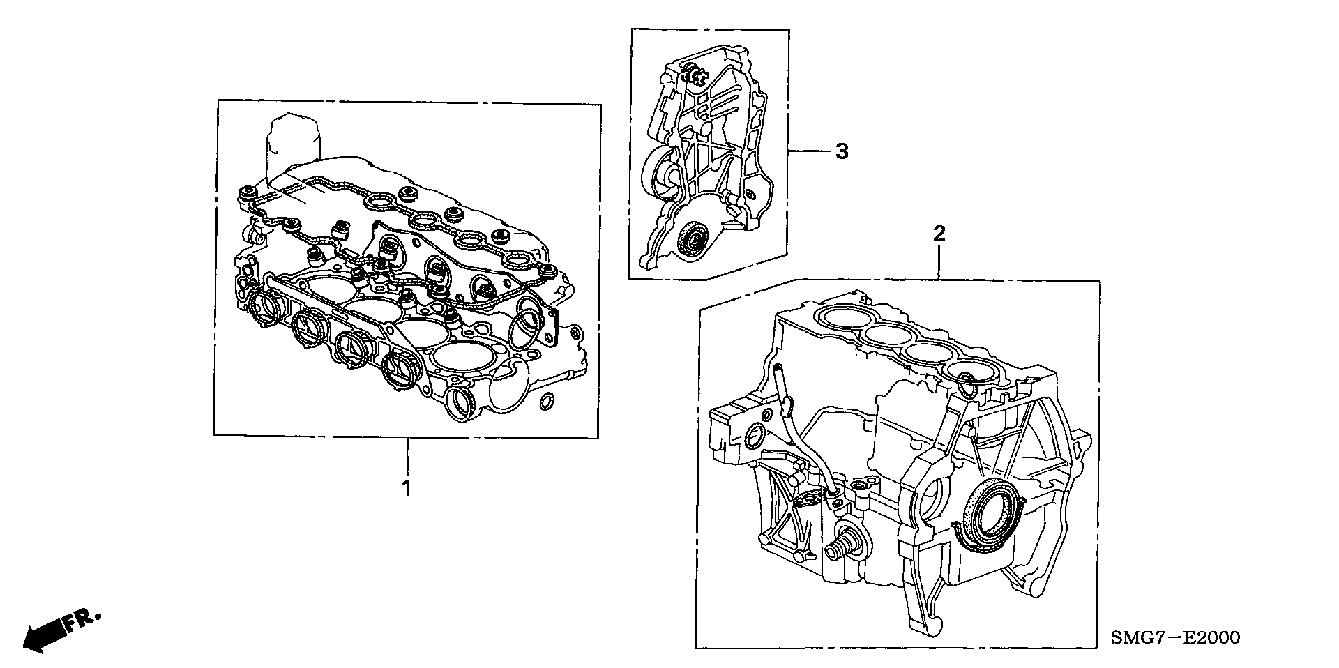 Honda 06114-PWA-000 - Blīvju komplekts, Motora bloks ps1.lv