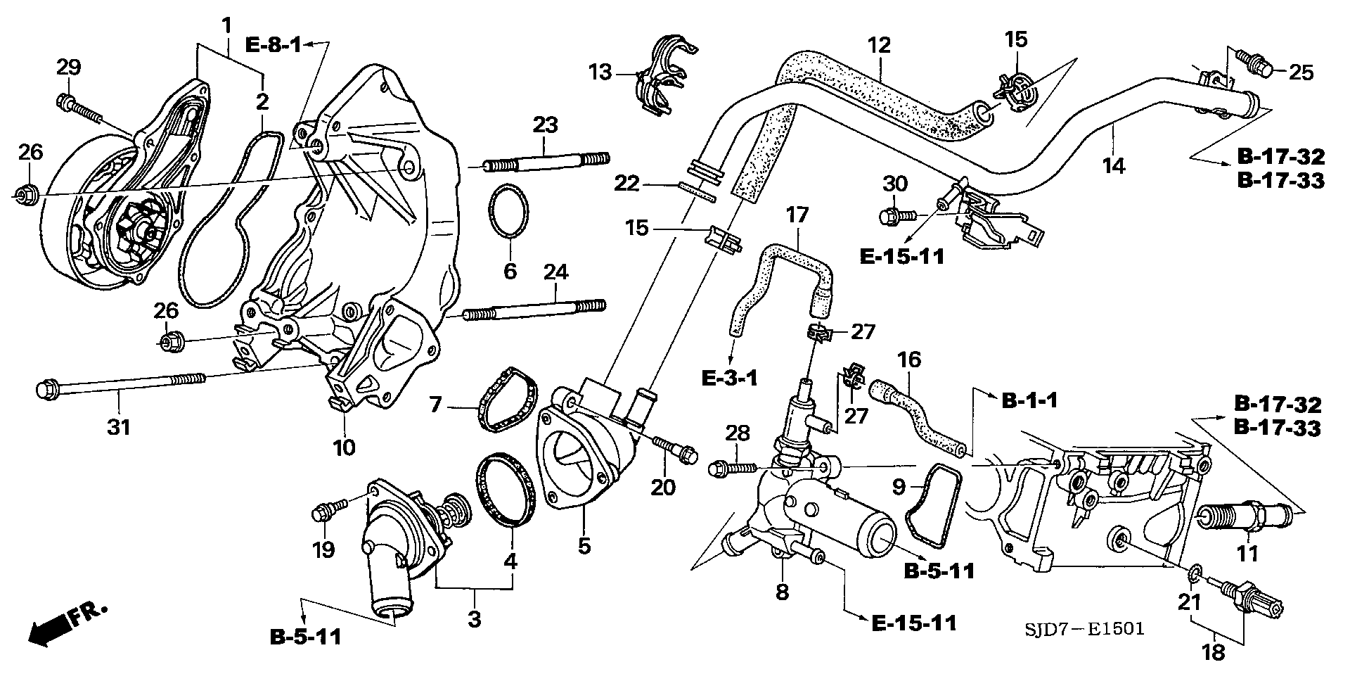 Daihatsu 19301PNA003 - Termostats, Dzesēšanas šķidrums ps1.lv