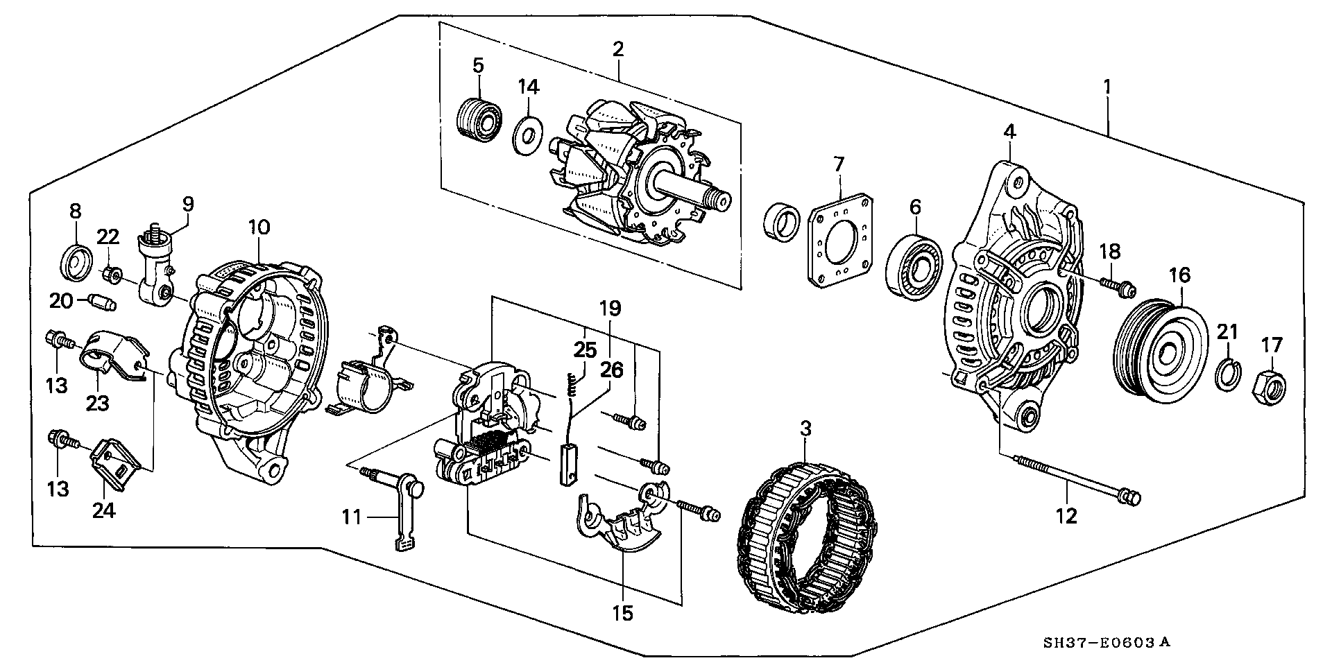 Honda 31100-PM2-B02 - Ģenerators ps1.lv