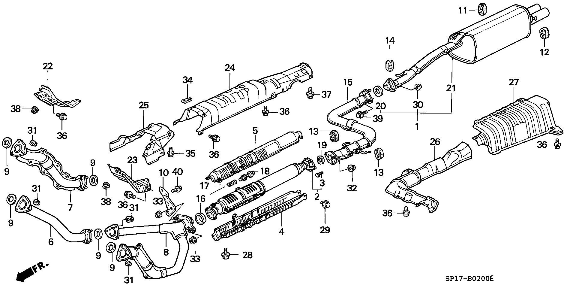 Honda 18215-SP0-J00 - Bukse, Stabilizators ps1.lv